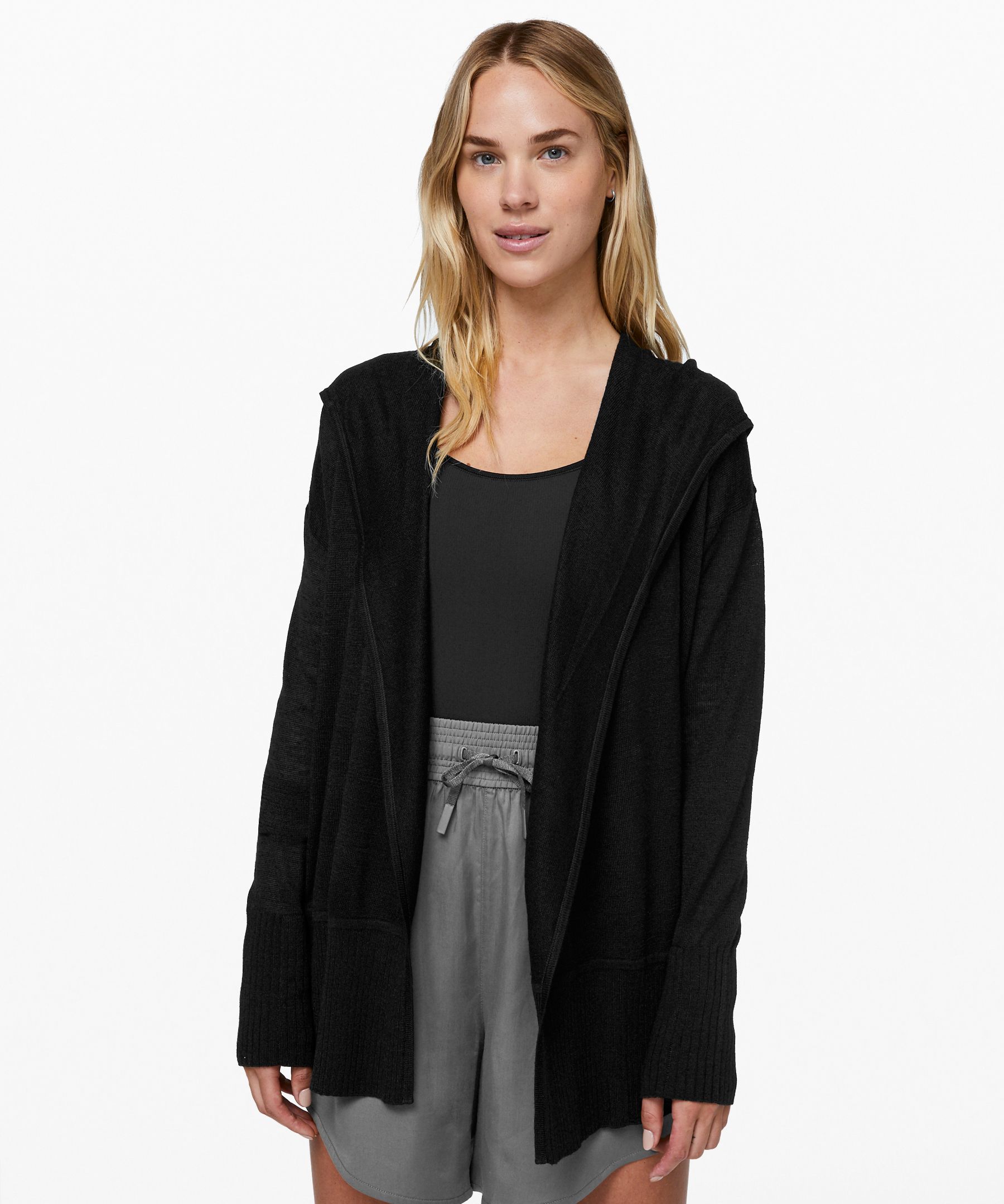 Lululemon Calm And Collected Wrap In Black