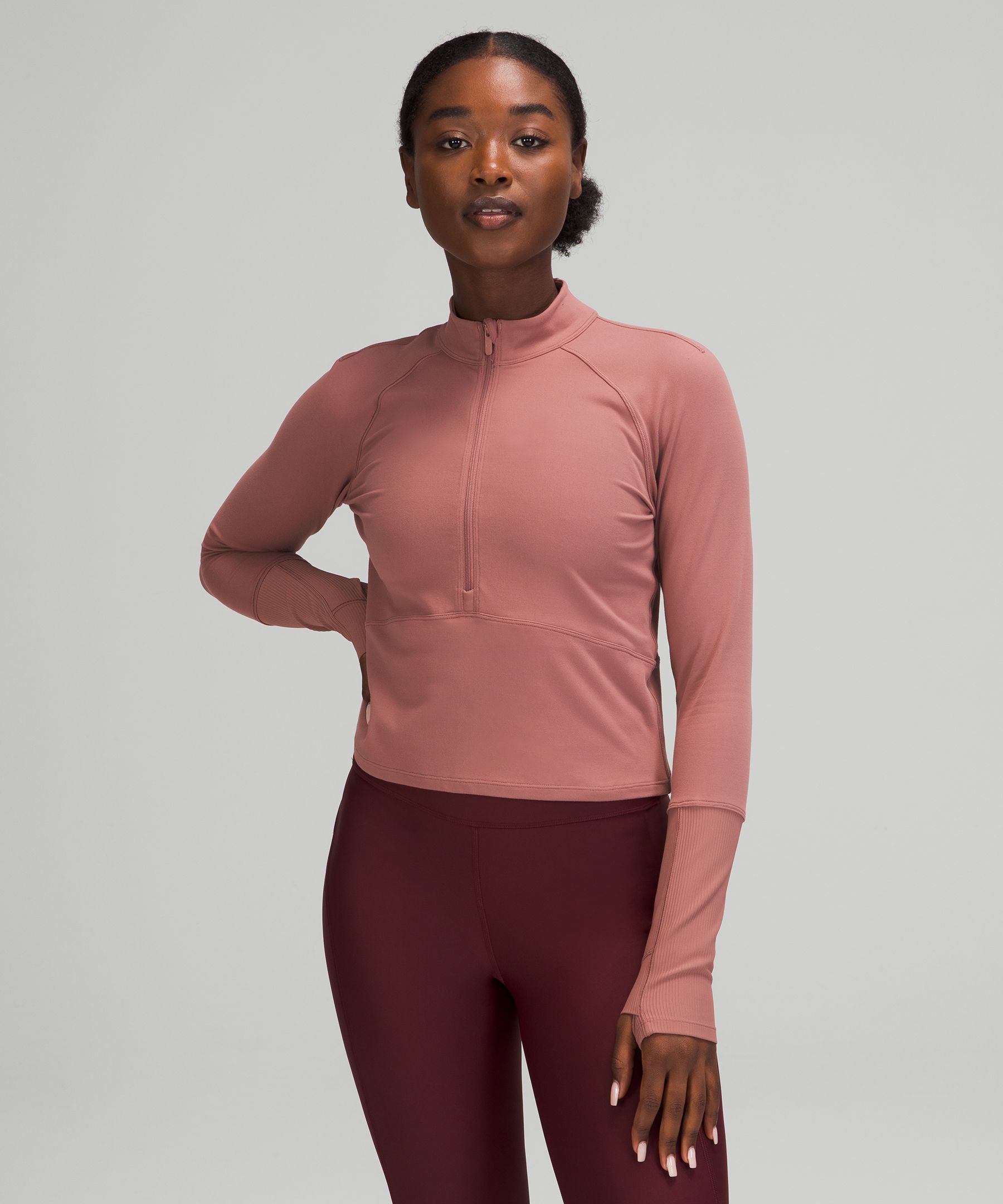 lululemon athletica Define Luon Jacket in Pink