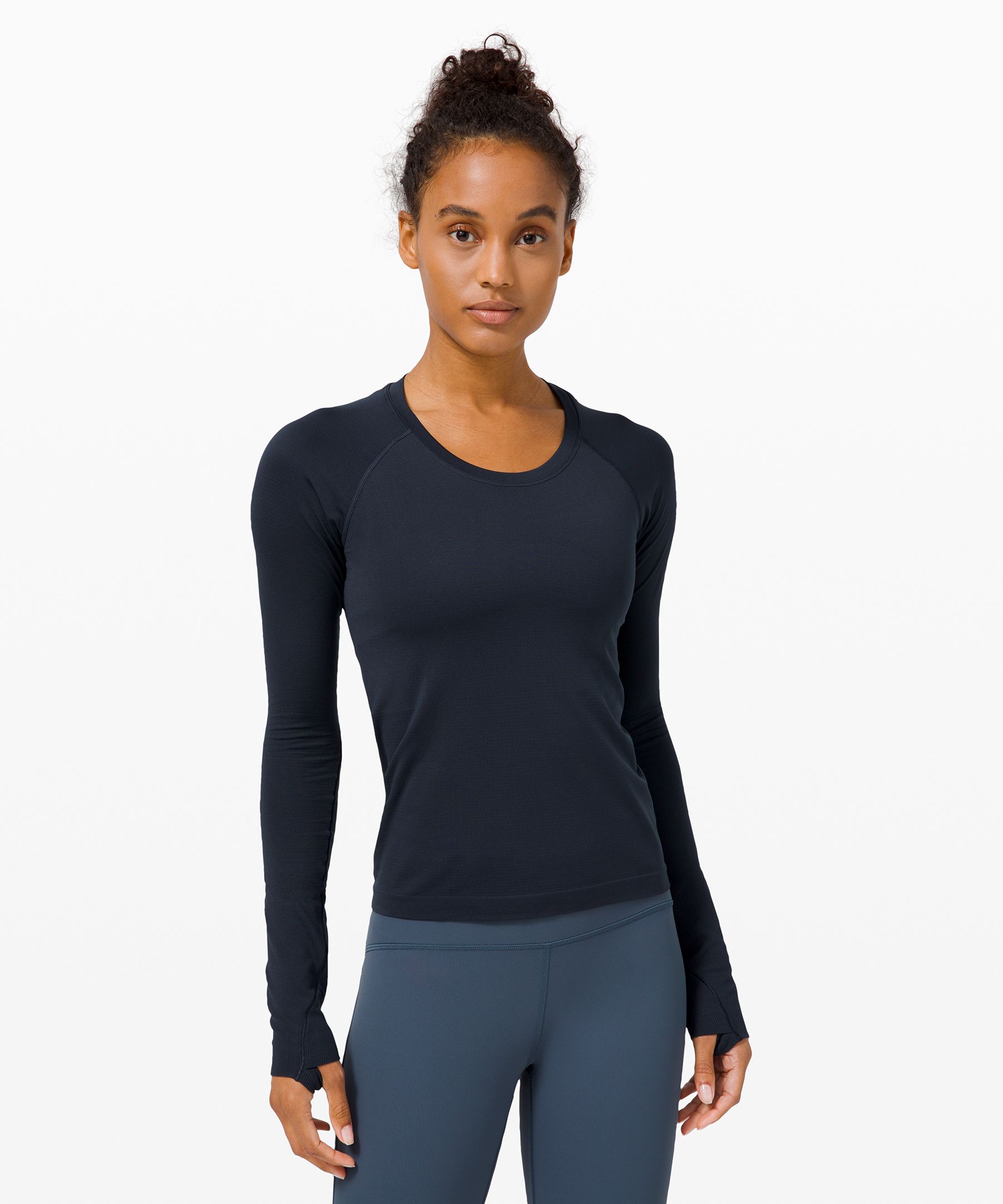 lululemon athletica Swiftly Tech Long Sleeve Shirt 2.0 Race Length in Gray