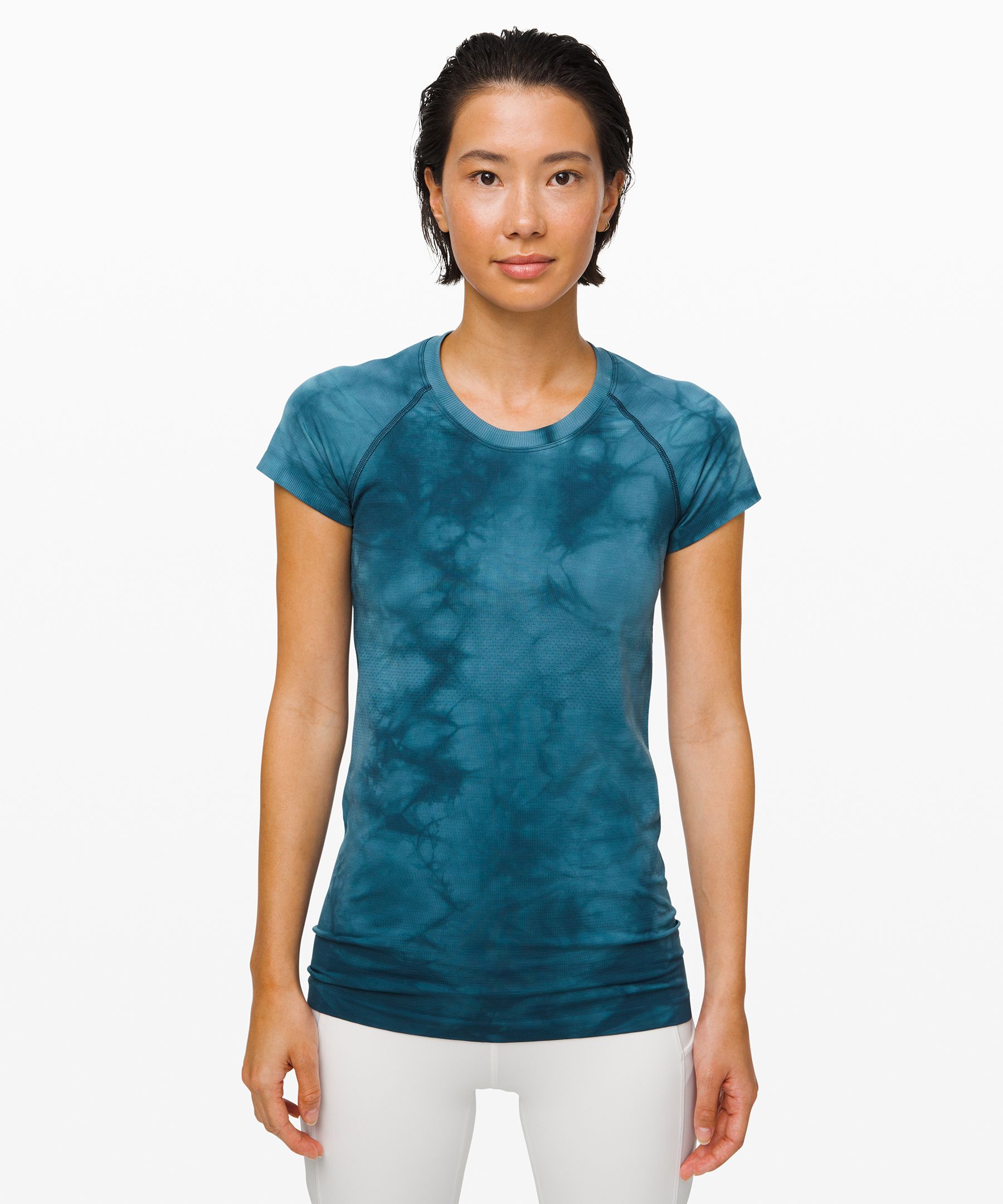 Lululemon Swiftly Speed Short Sleeve *marble In Night Diver ModeSens