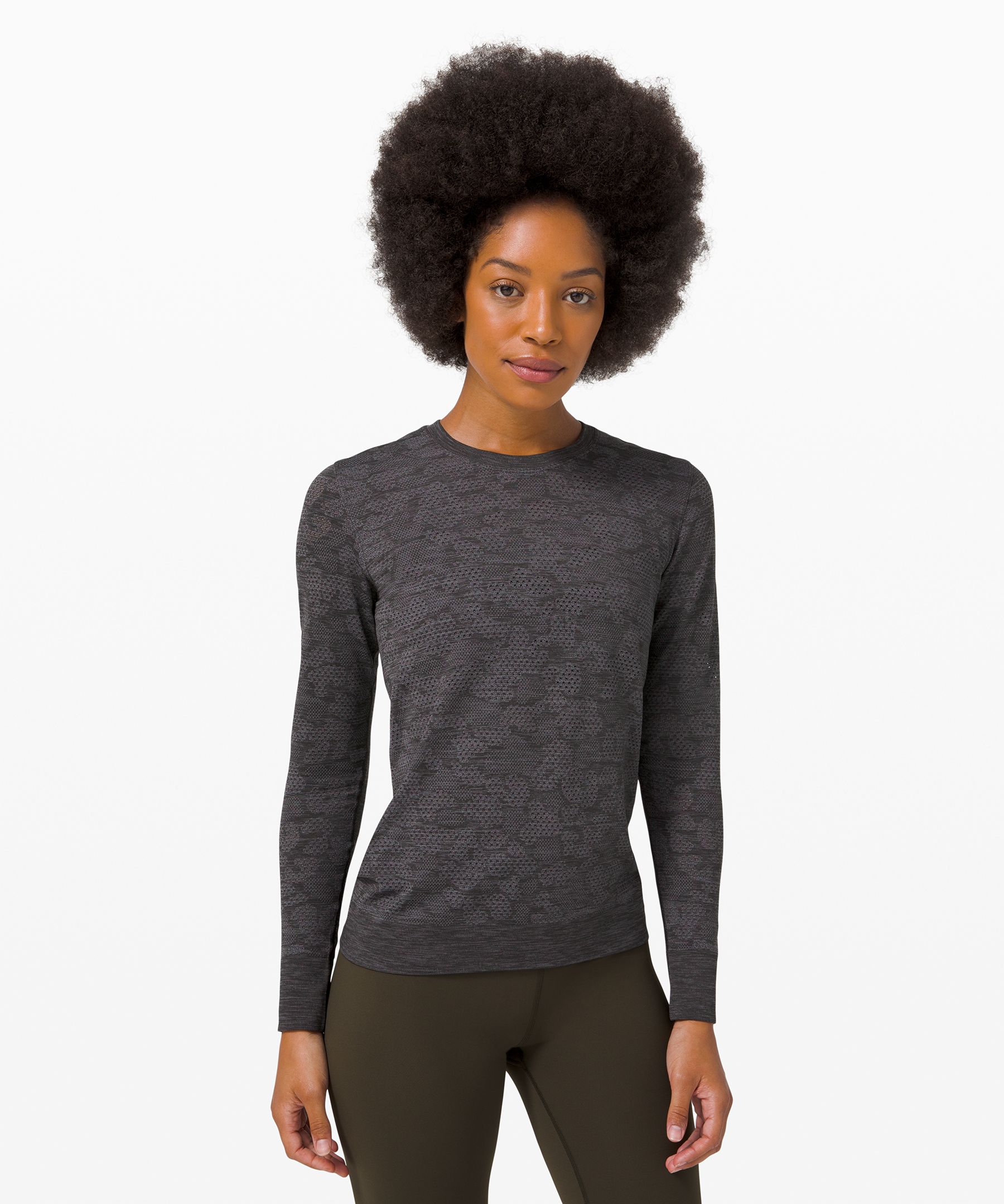 Lululemon Breeze By Long Sleeve Ii In Multi