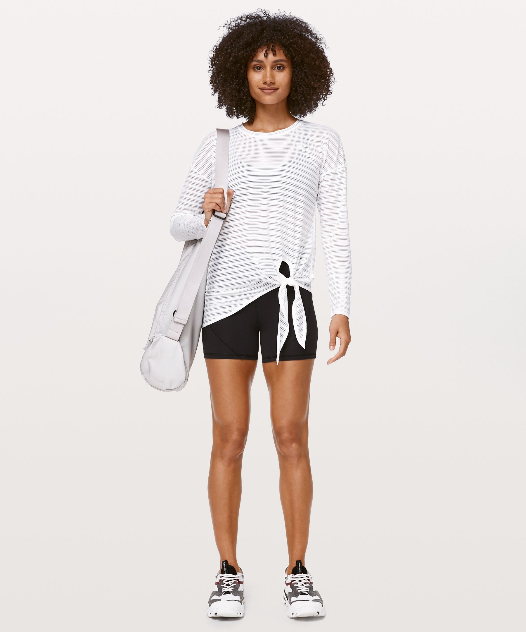 Tie Your Practice LS *Stripe