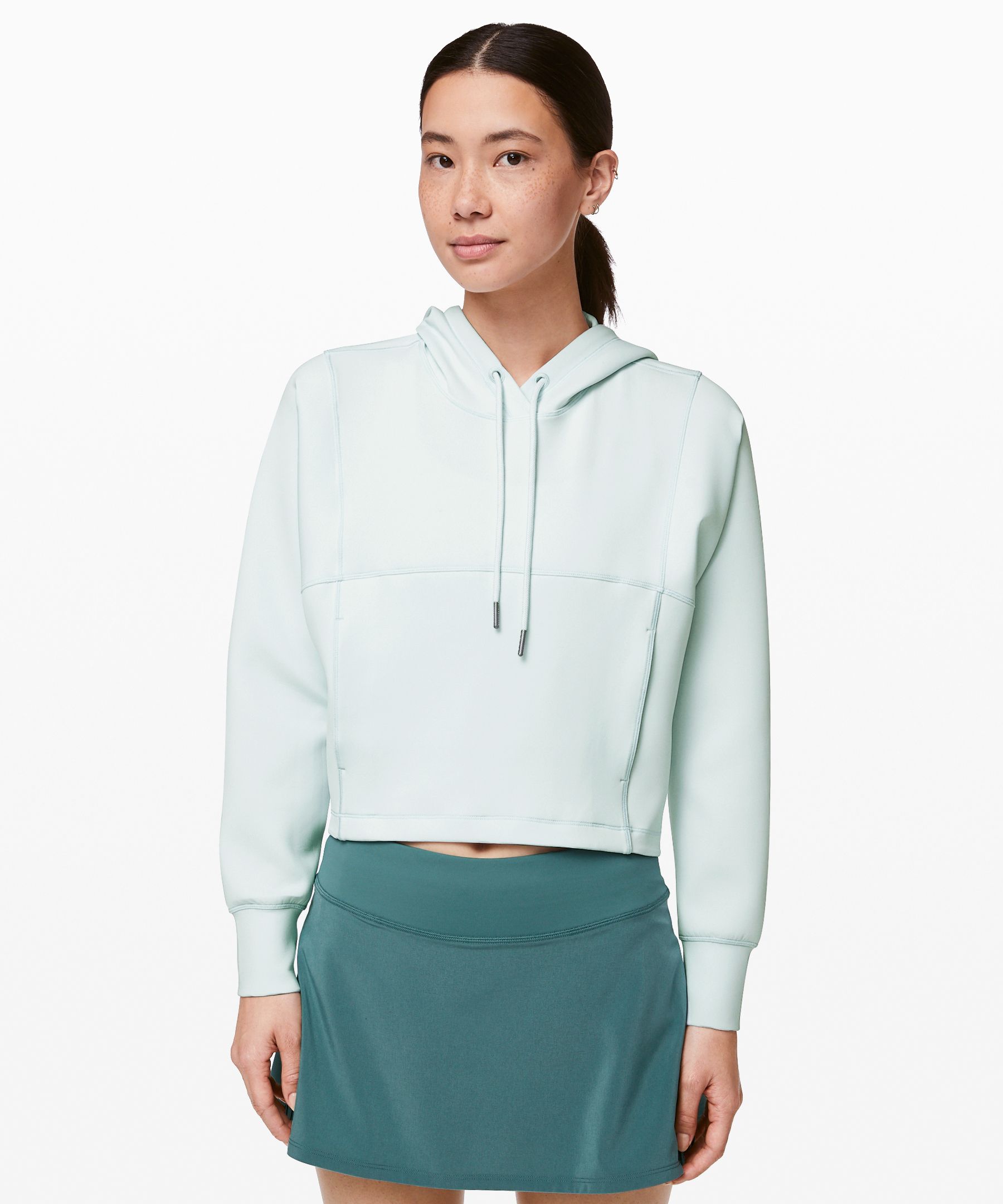 Lululemon Challenge Round Hoodie In Almost Blue