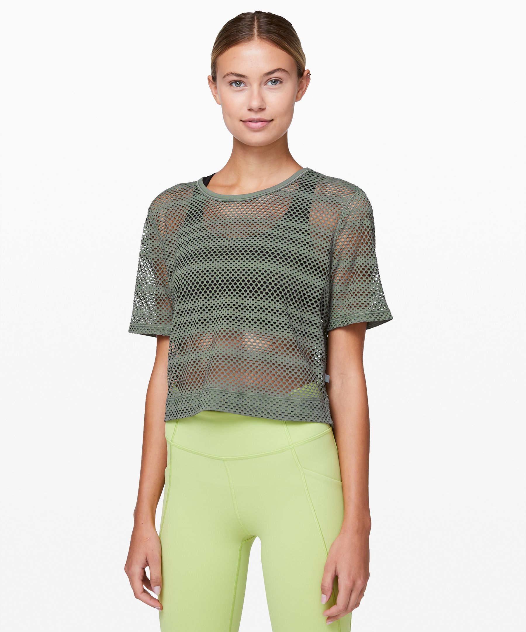lululemon sweat your heart out crop