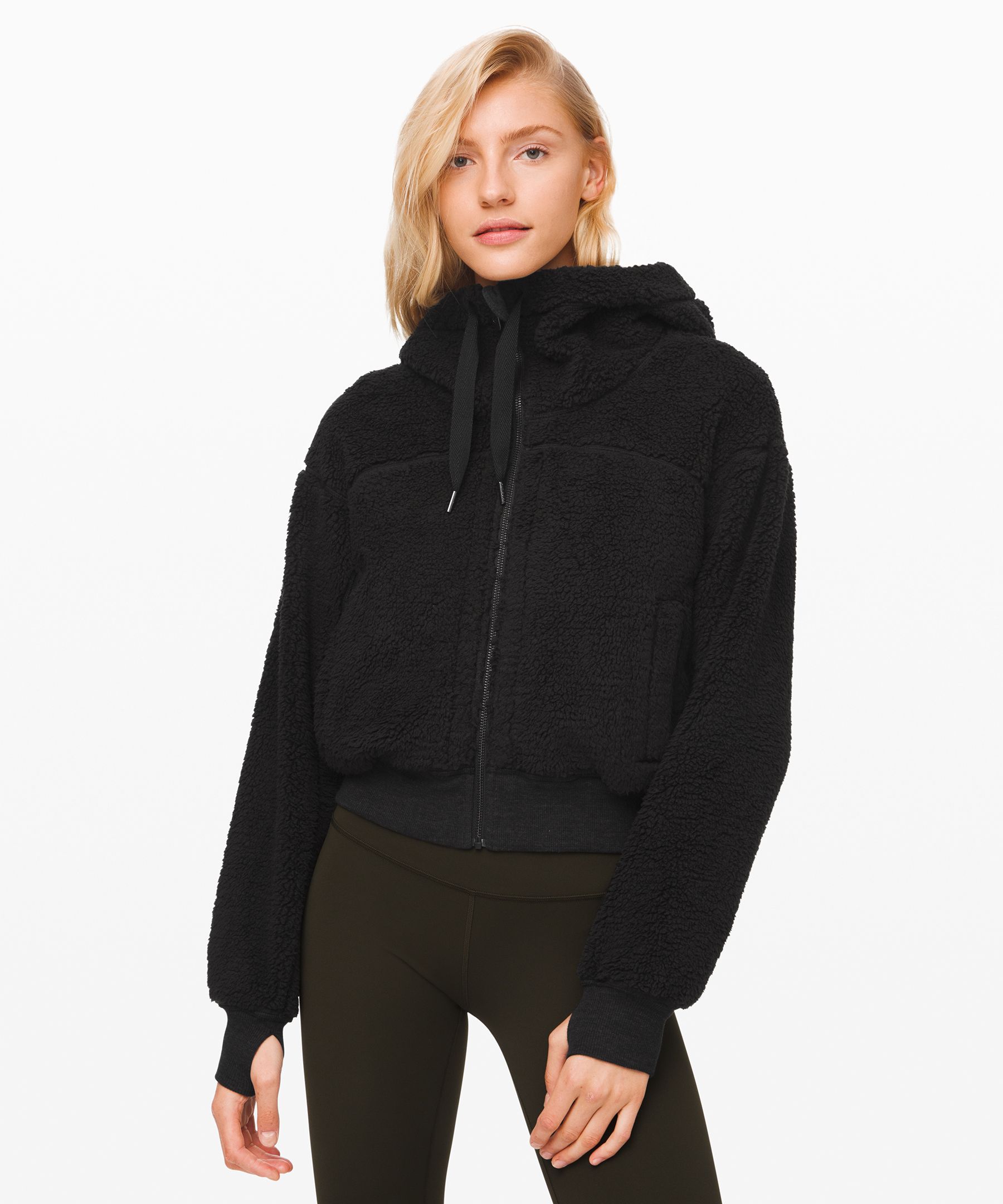 short sherpa jacket