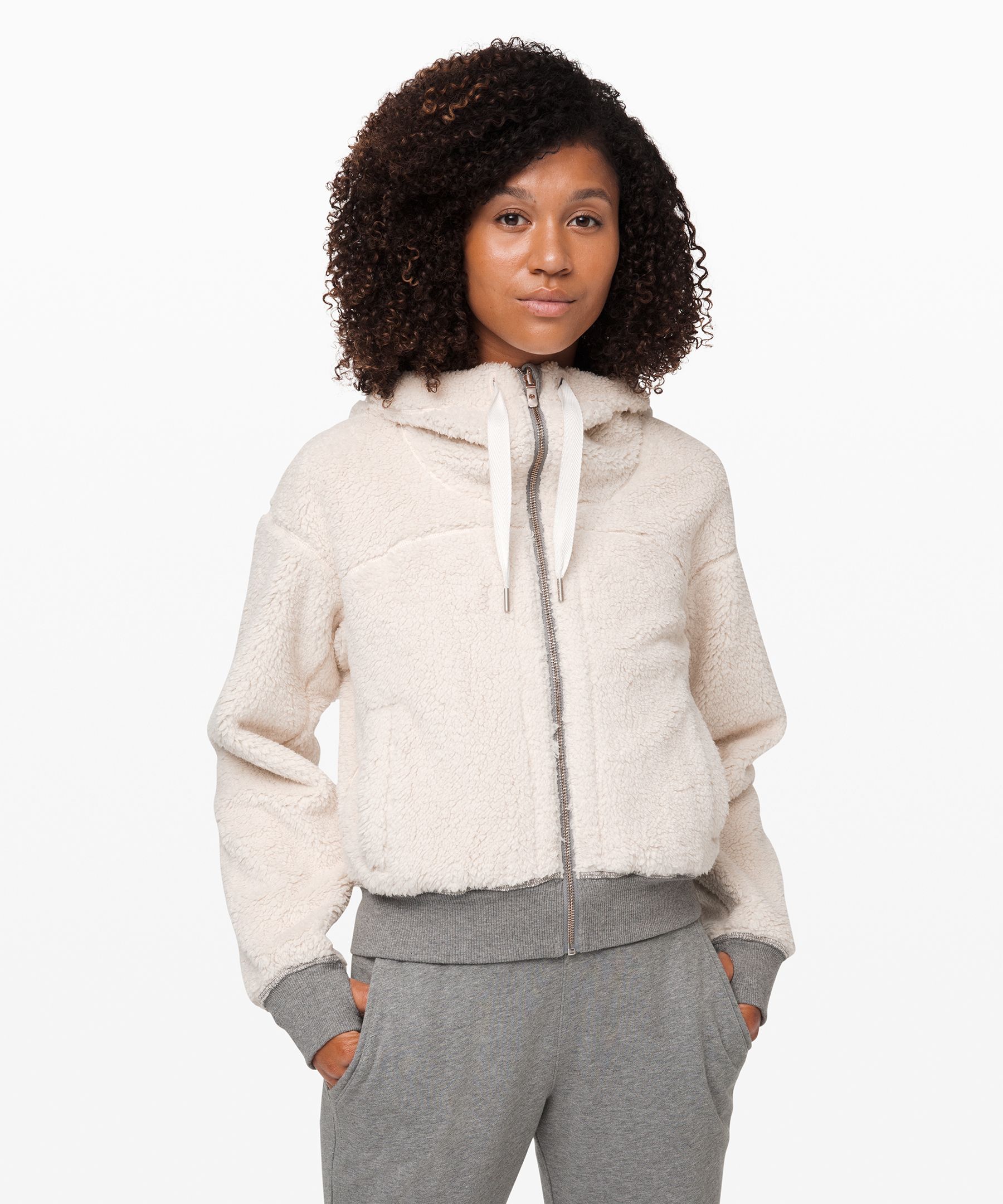 lululemon sherpa hooded jacket