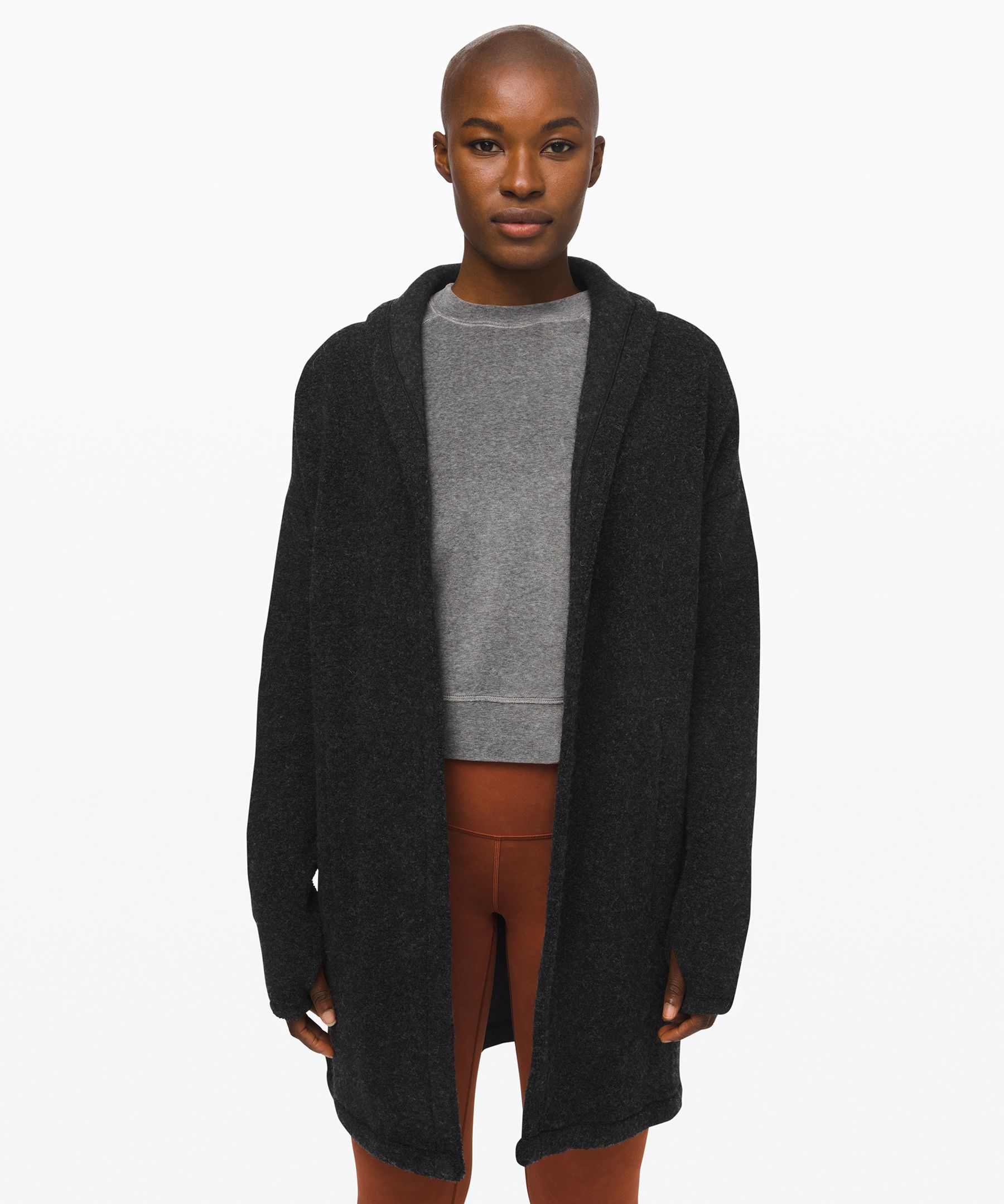 Lululemon Sincerely Sherpa Wrap In Black