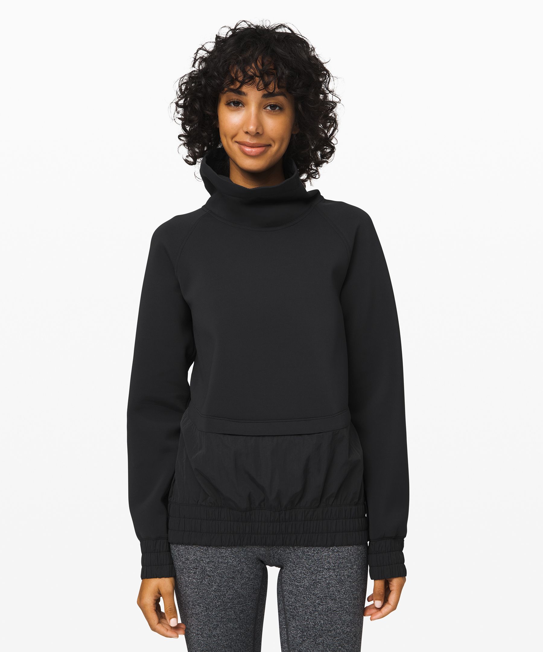 lululemon funnel neck sweatshirt