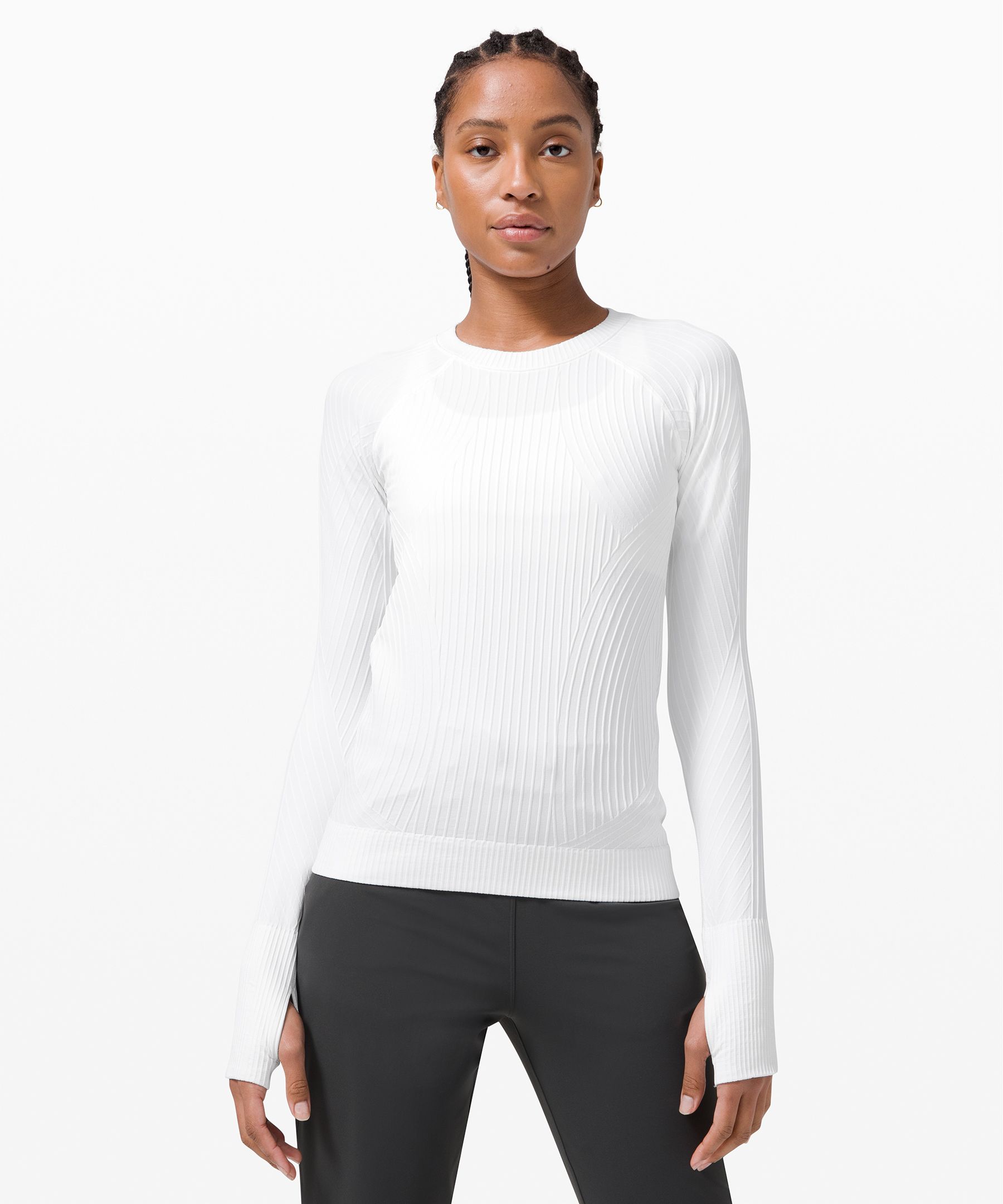 Lululemon Rest Less Pullover In White