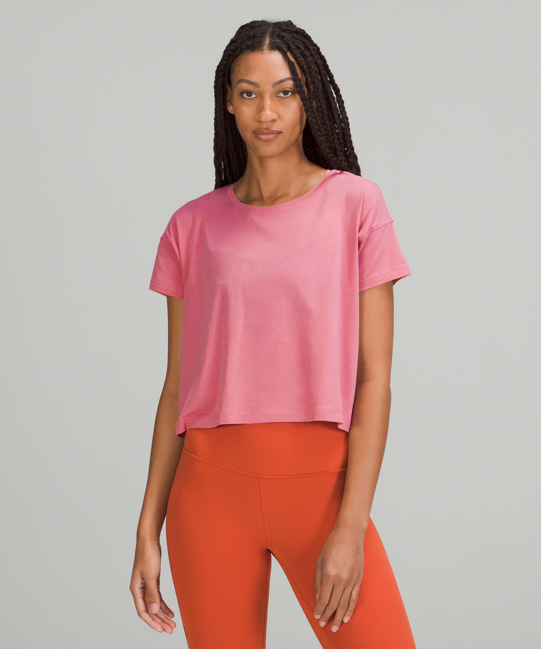 Lululemon Cates T-shirt In Pink Blossom