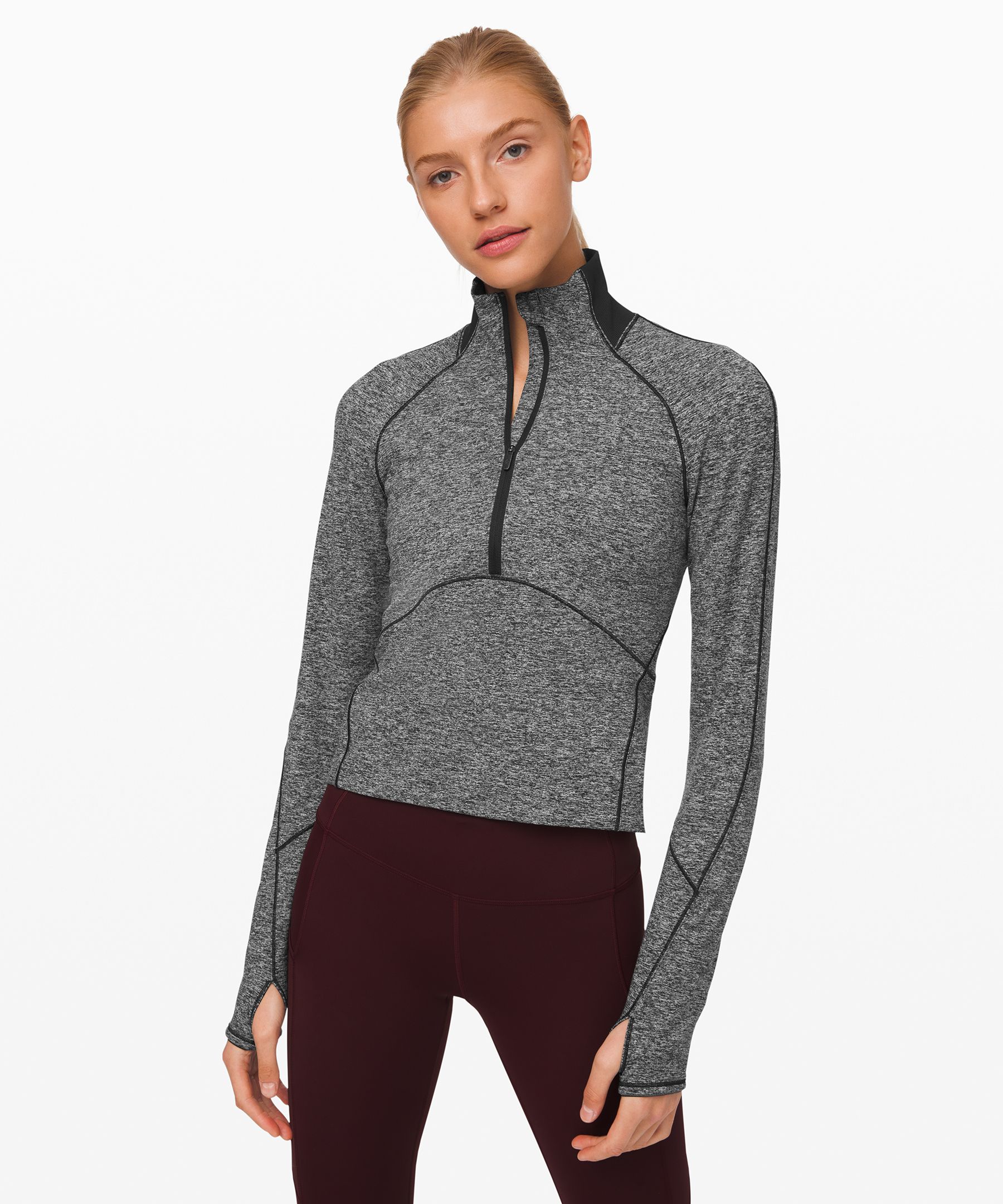 lululemon athletica 1/2 Zip Athletic Hoodies for Women