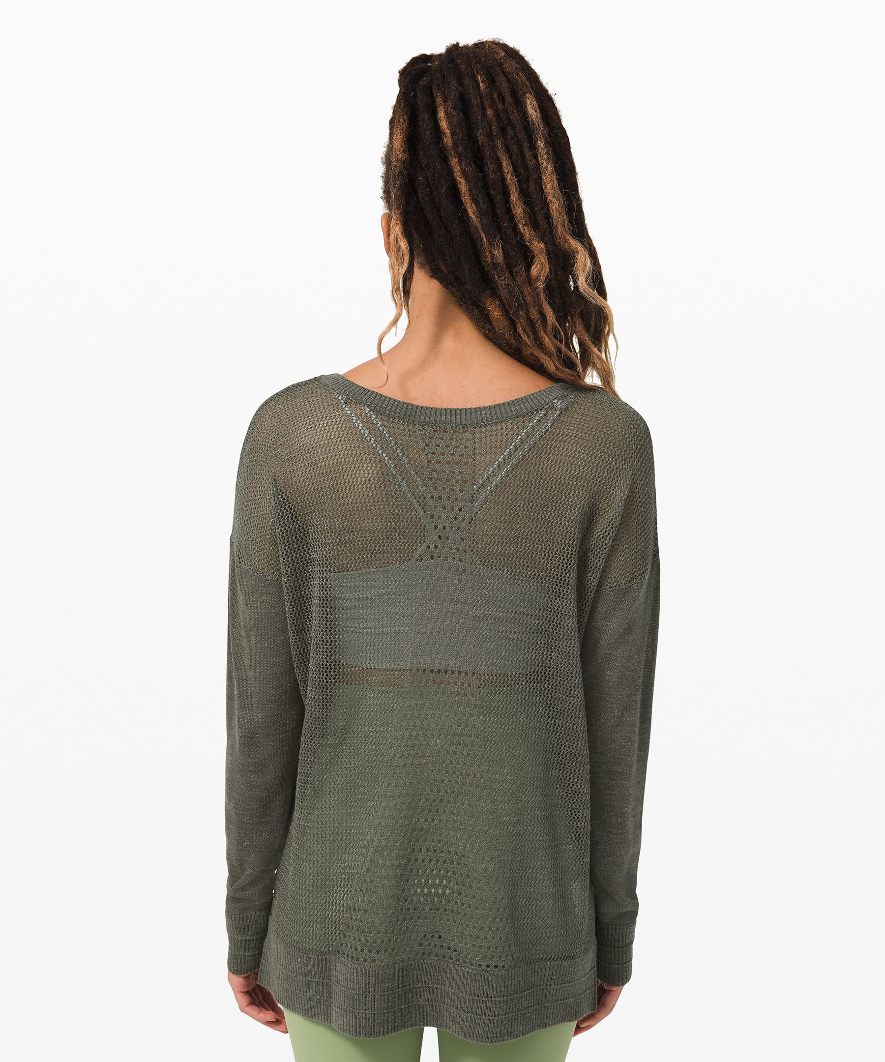 lululemon athletica Linen V-neck Sweaters for Women