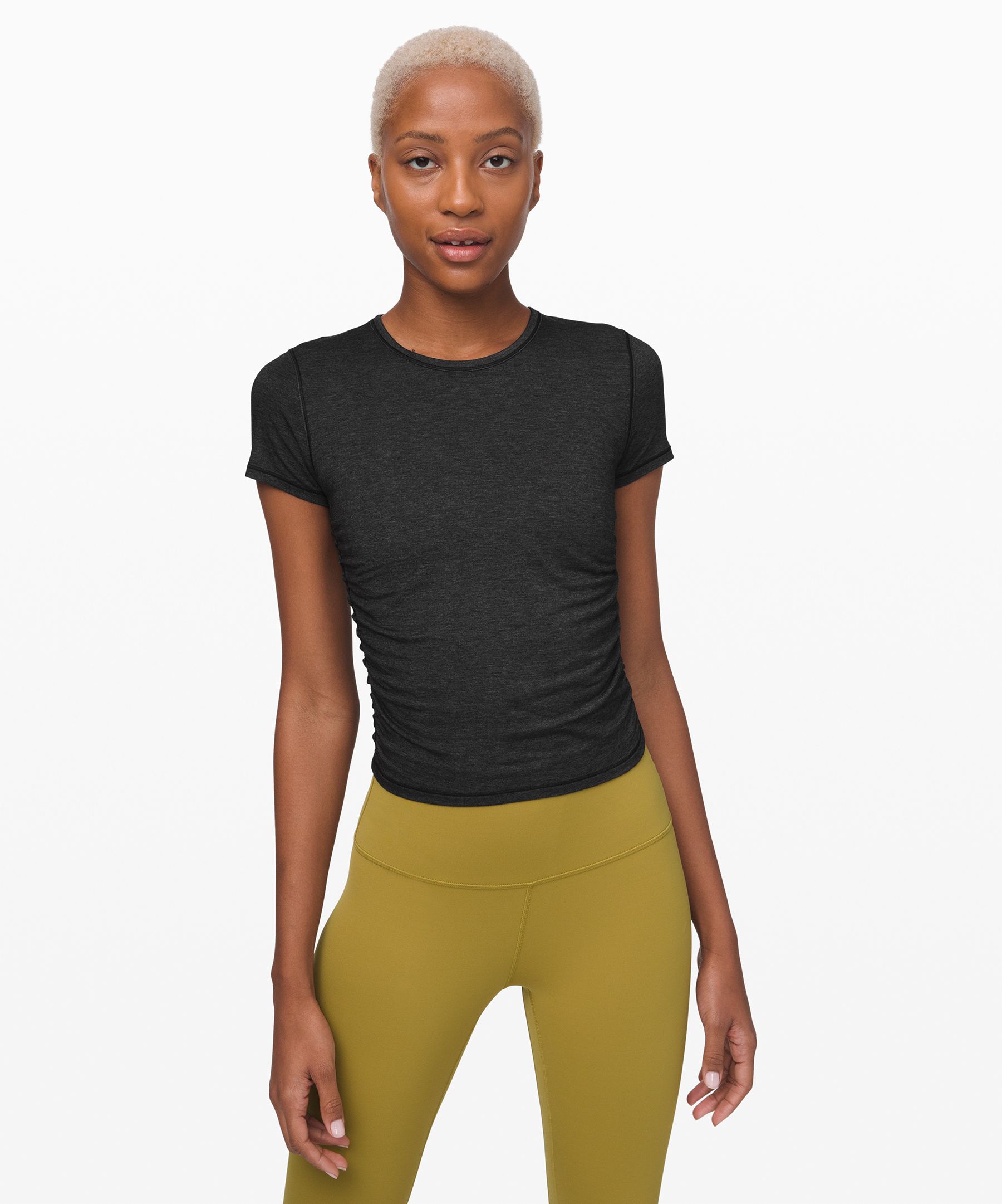 ALL RISE CROP TEE - BLACK