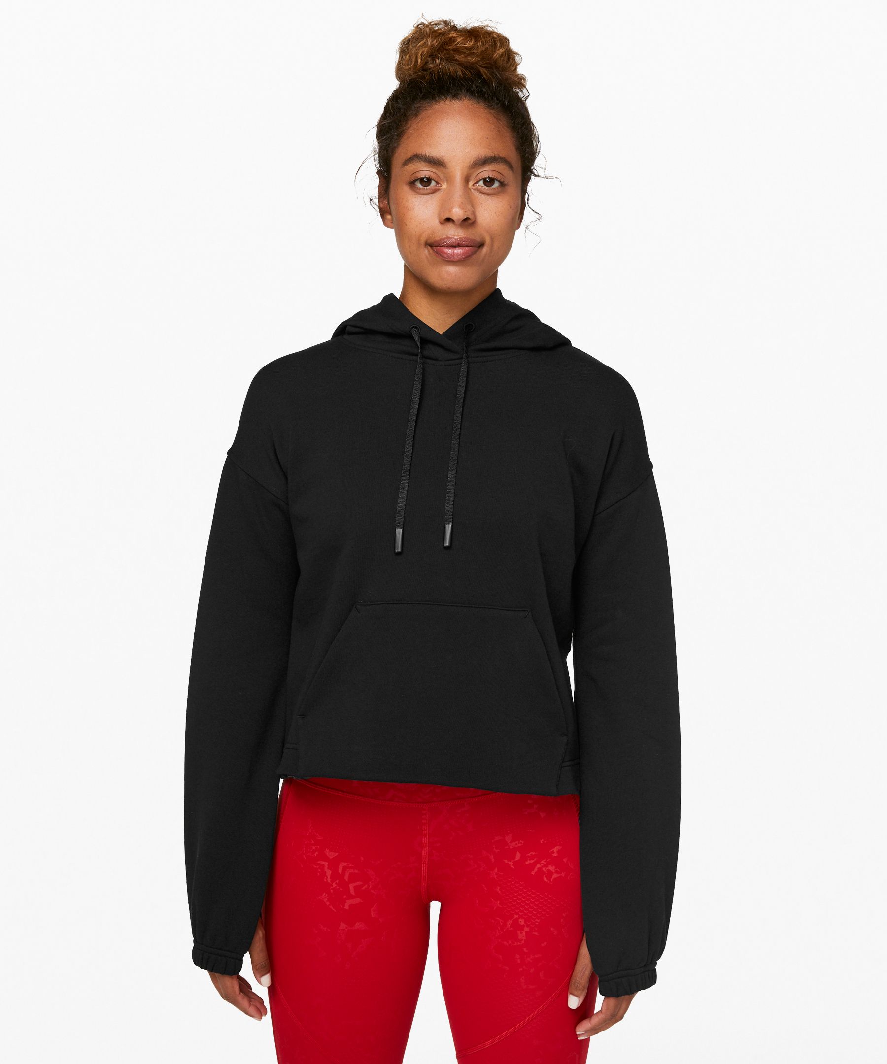 Stronger As One Cropped Hoodie 