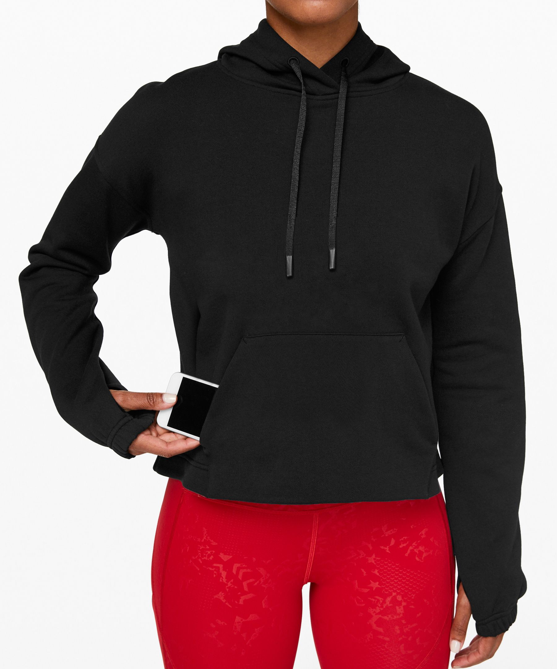 Cropped Hoodie and High Waist Leggings - Loubies and Lulu