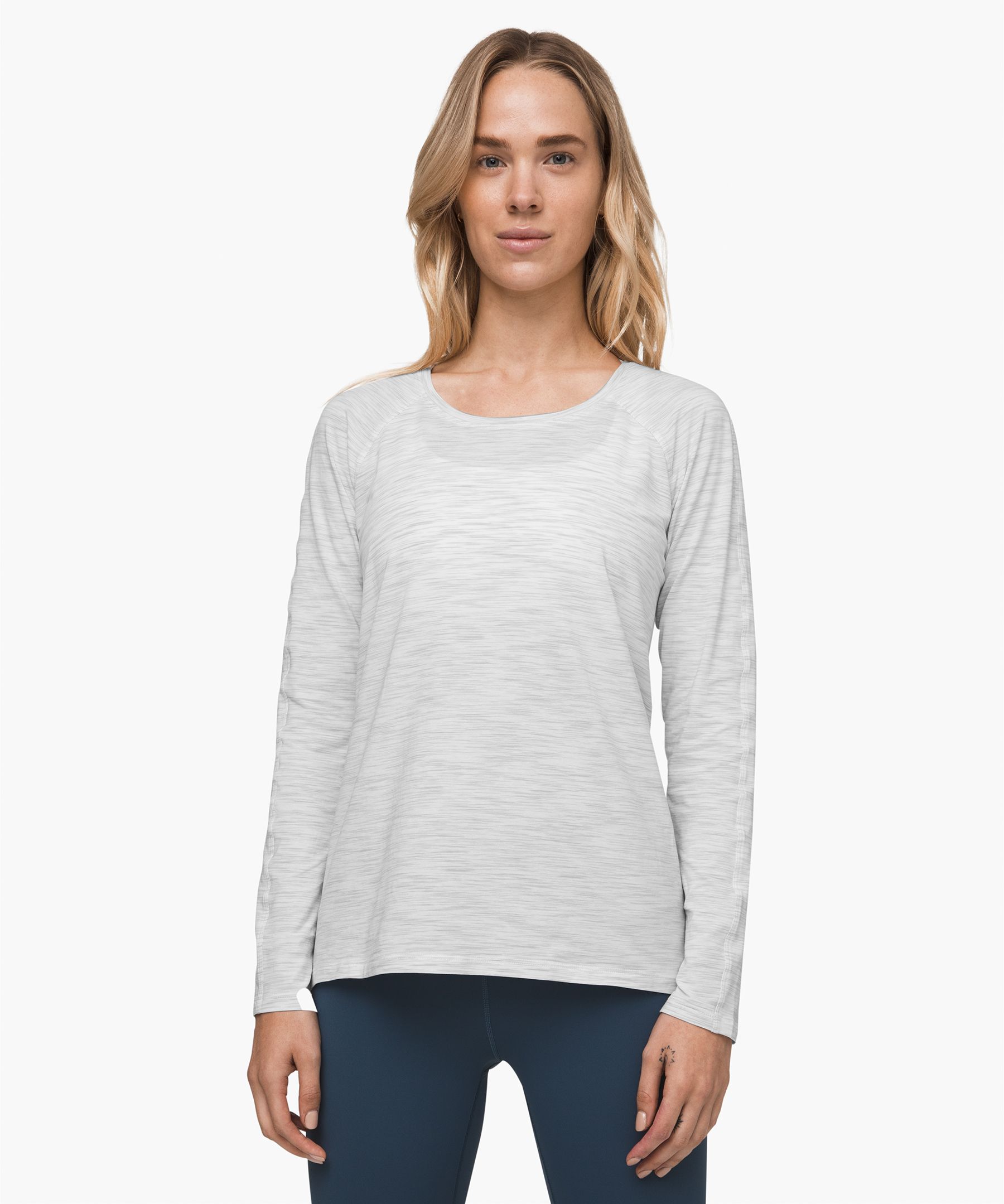 Lululemon Emerald Long Sleeve In White