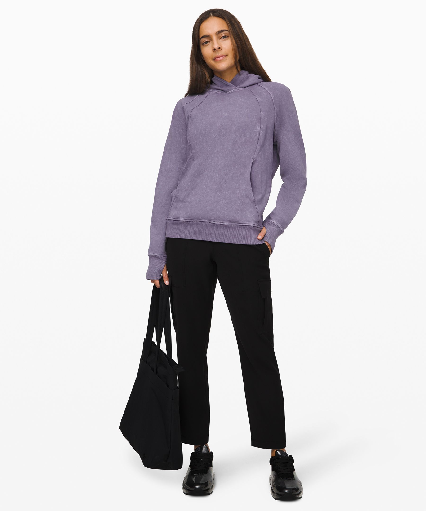 Lululemon Scuba Pullover - Washed Blue Charcoal (First Release