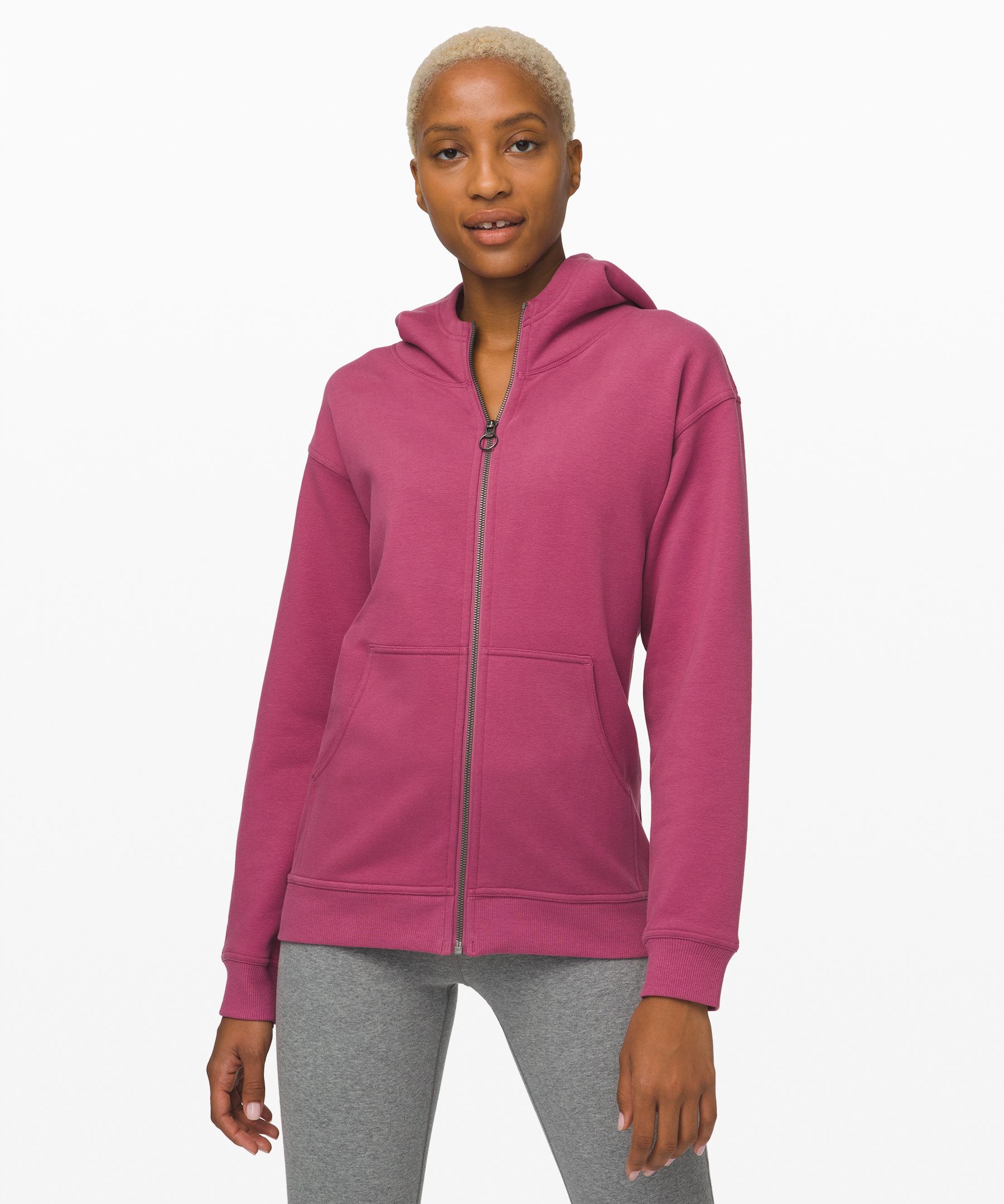 Lululemon All Yours Zip Hoodie In Moss Rose