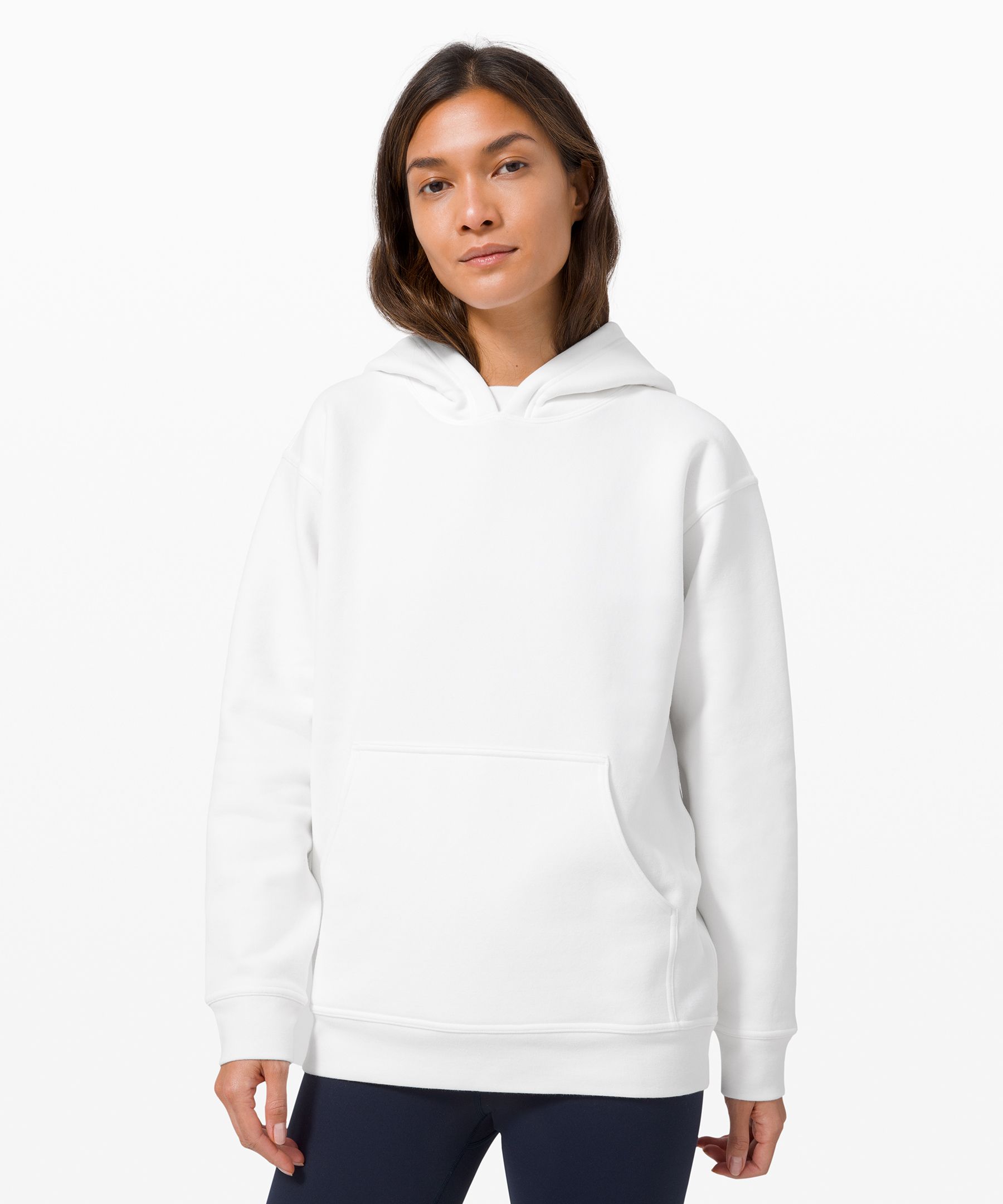 Lululemon Perfectly Oversized Hoodie In White