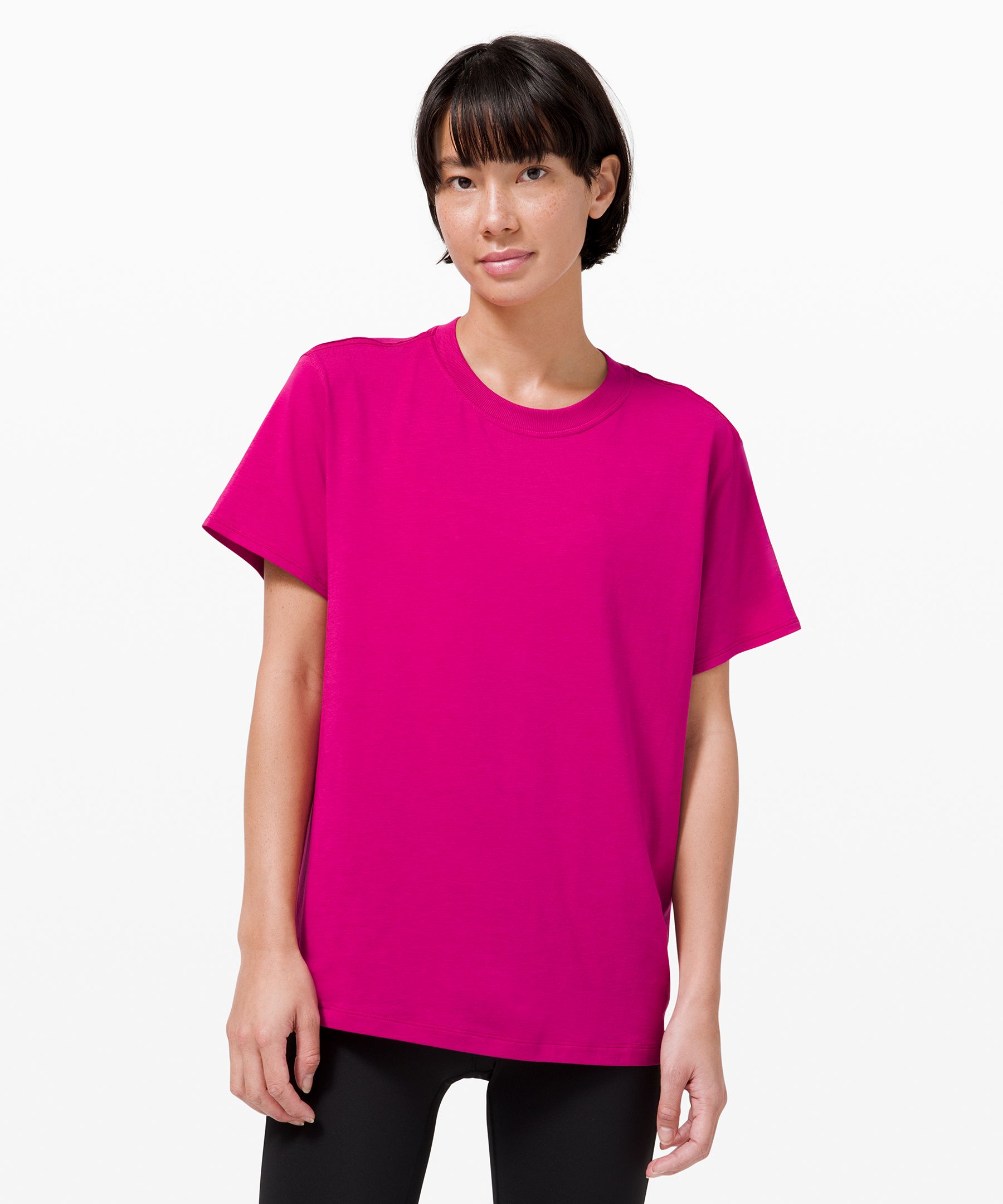 Lululemon All Yours Tee In Pink