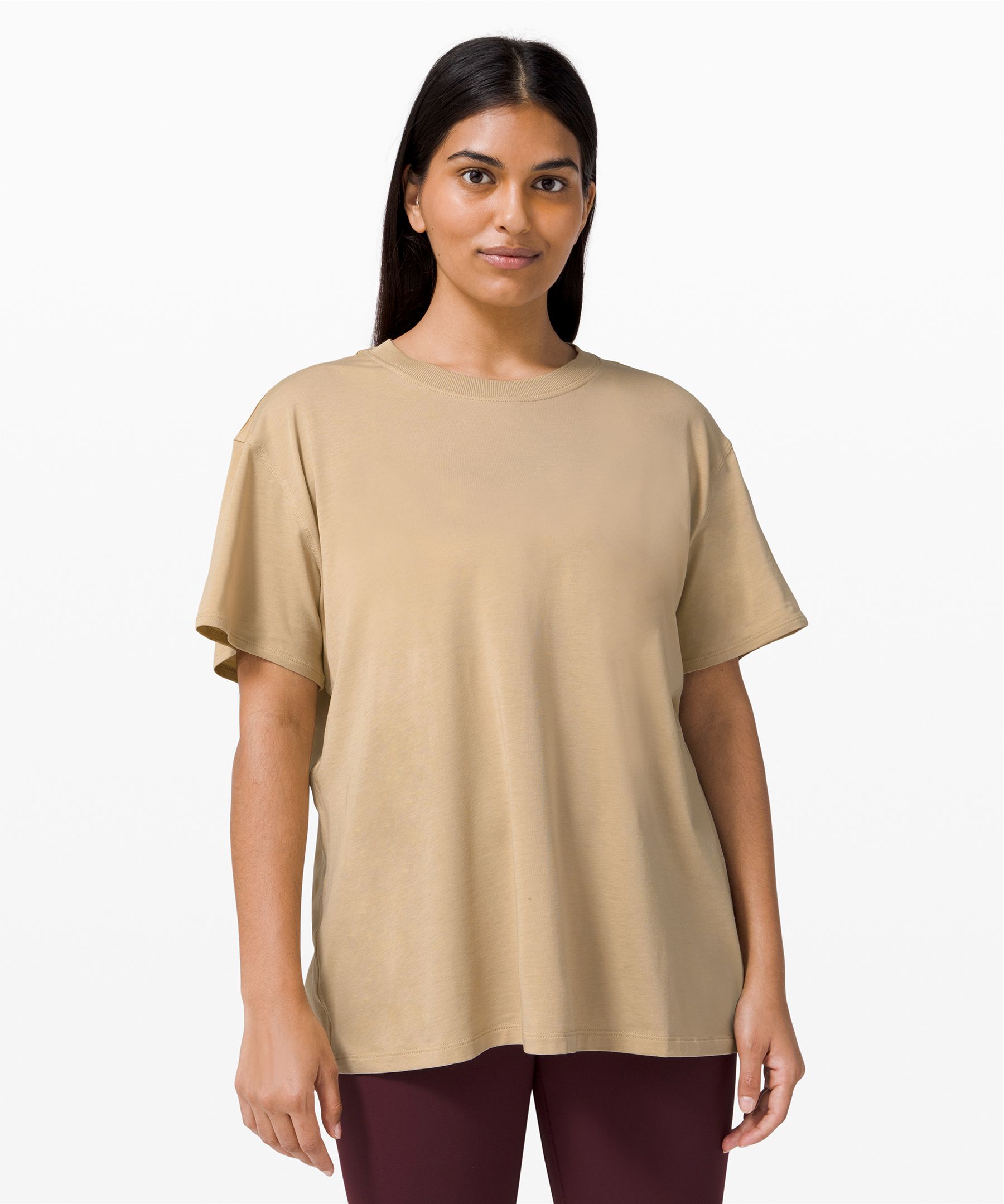 Lululemon All Yours Tee In Khaki