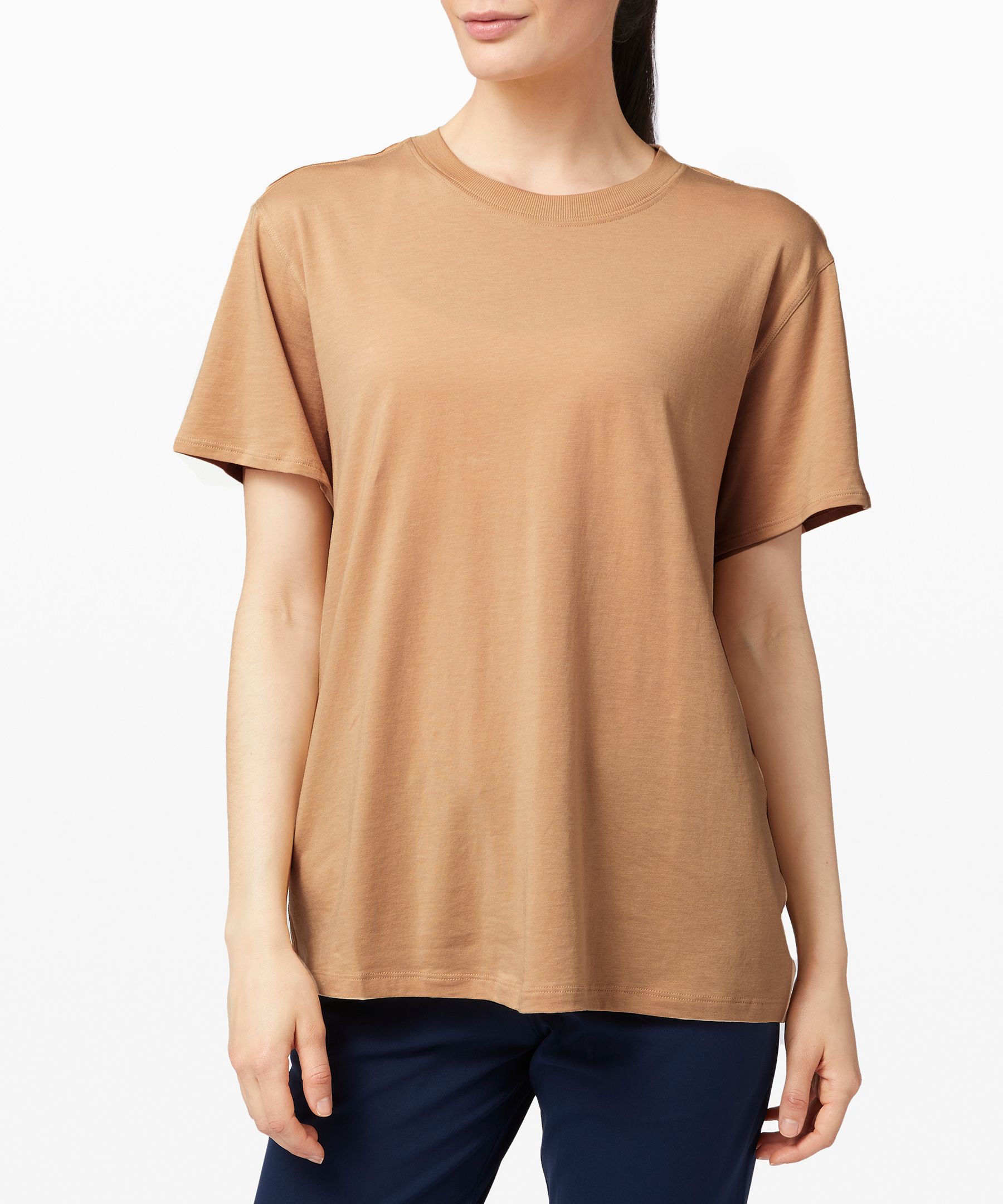 Lululemon All Yours Tee In Khaki