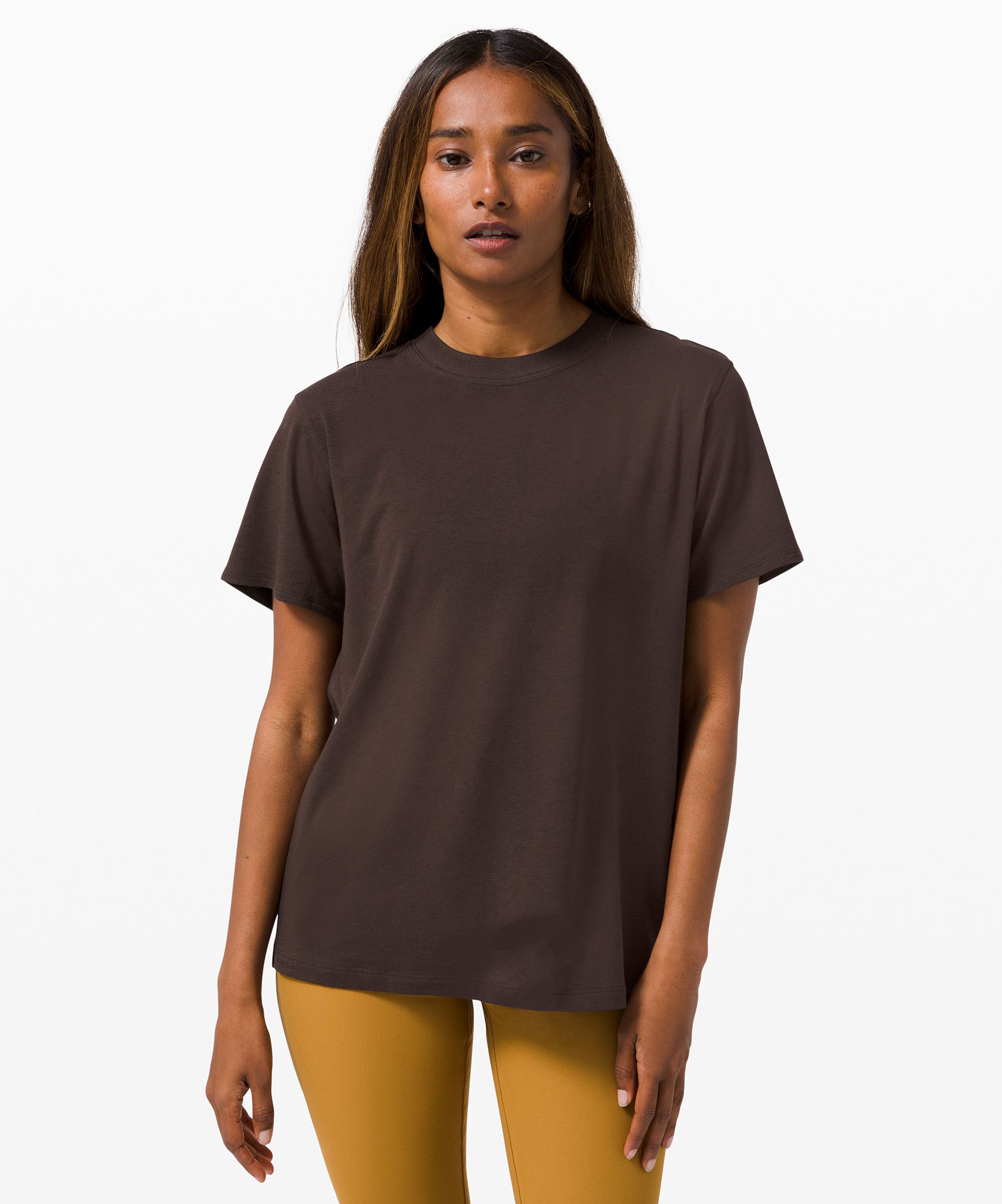 Lululemon All Yours Tee In Brown