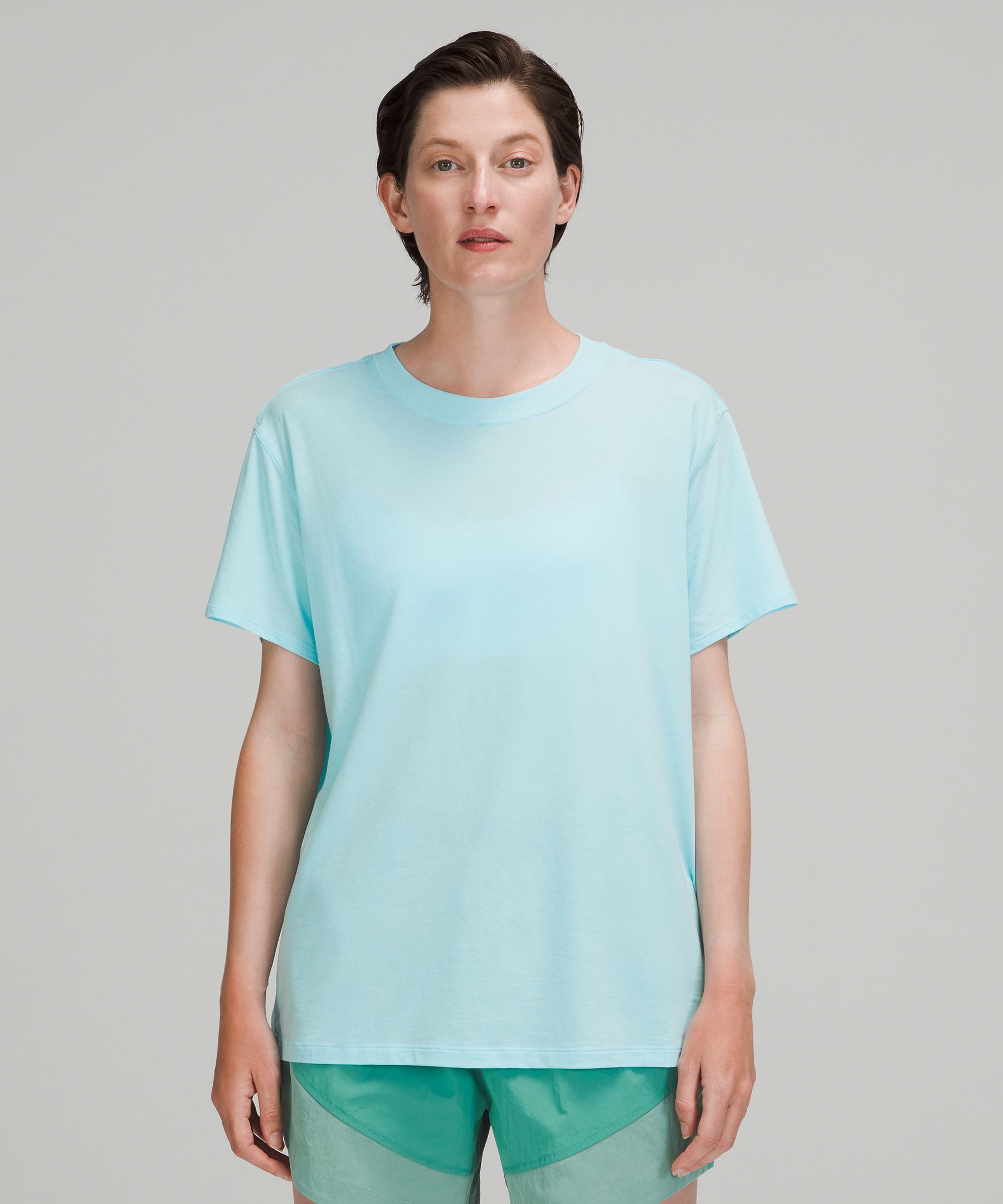Lululemon All Yours Short Sleeve T-shirt In Blue | ModeSens