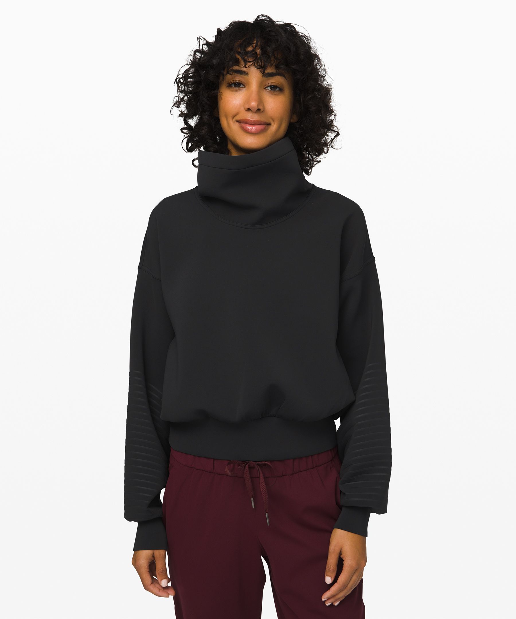 lululemon cowl neck sweater