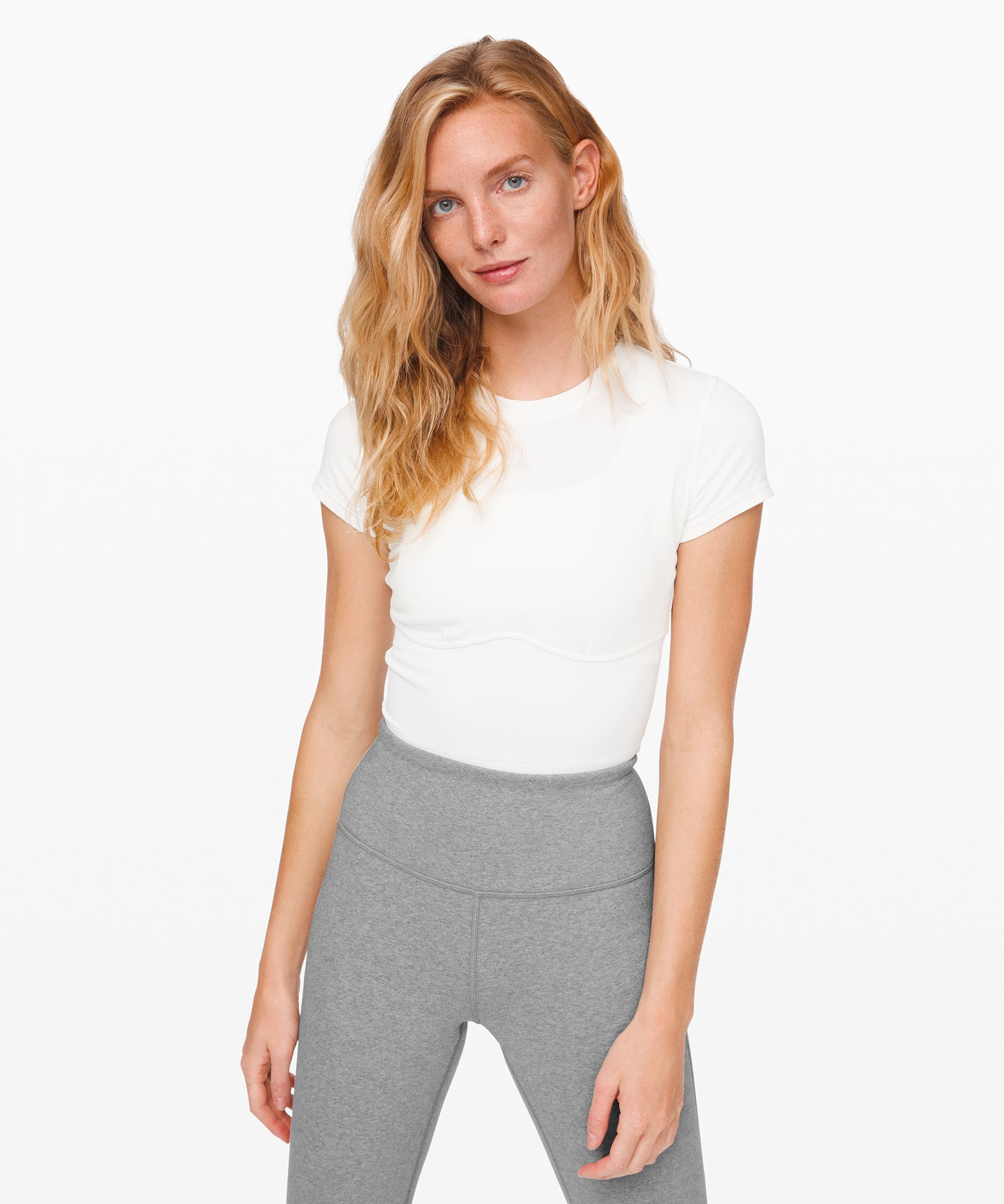 lululemon cropped tee