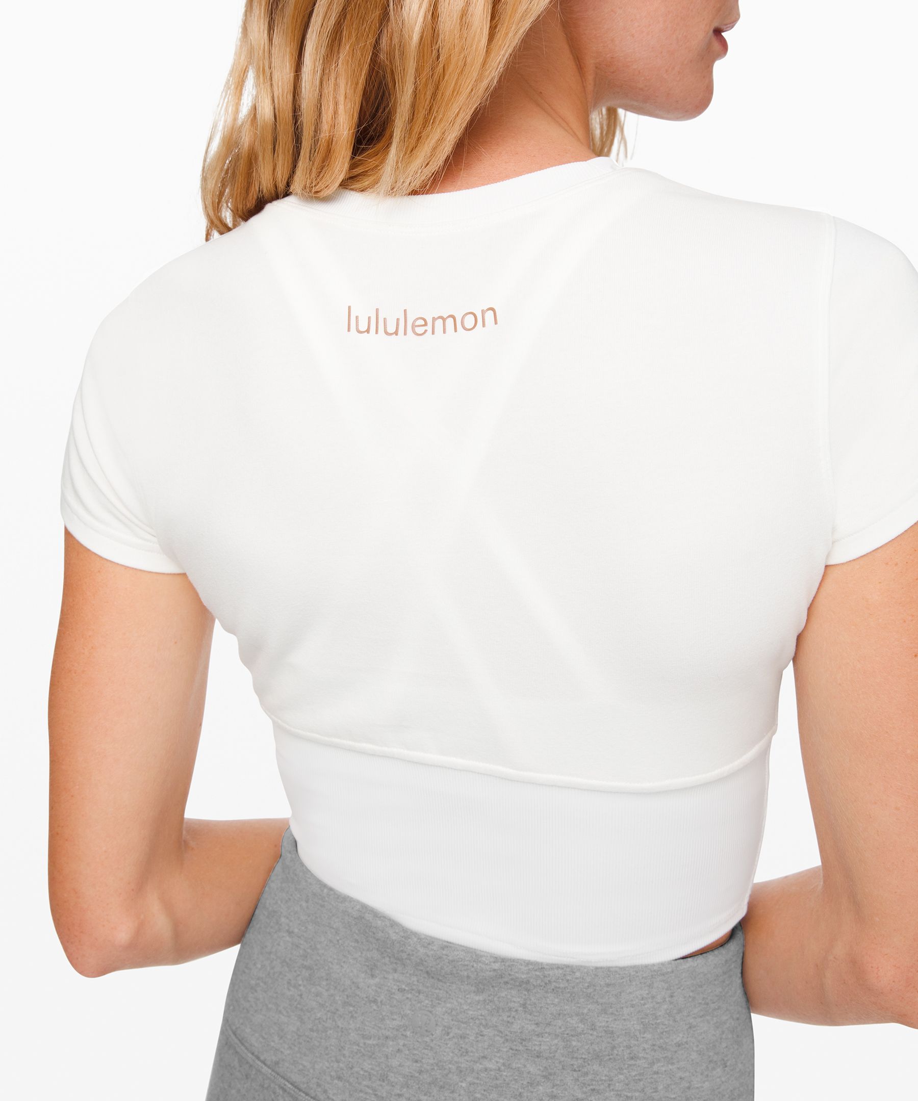 lululemon cropped tee