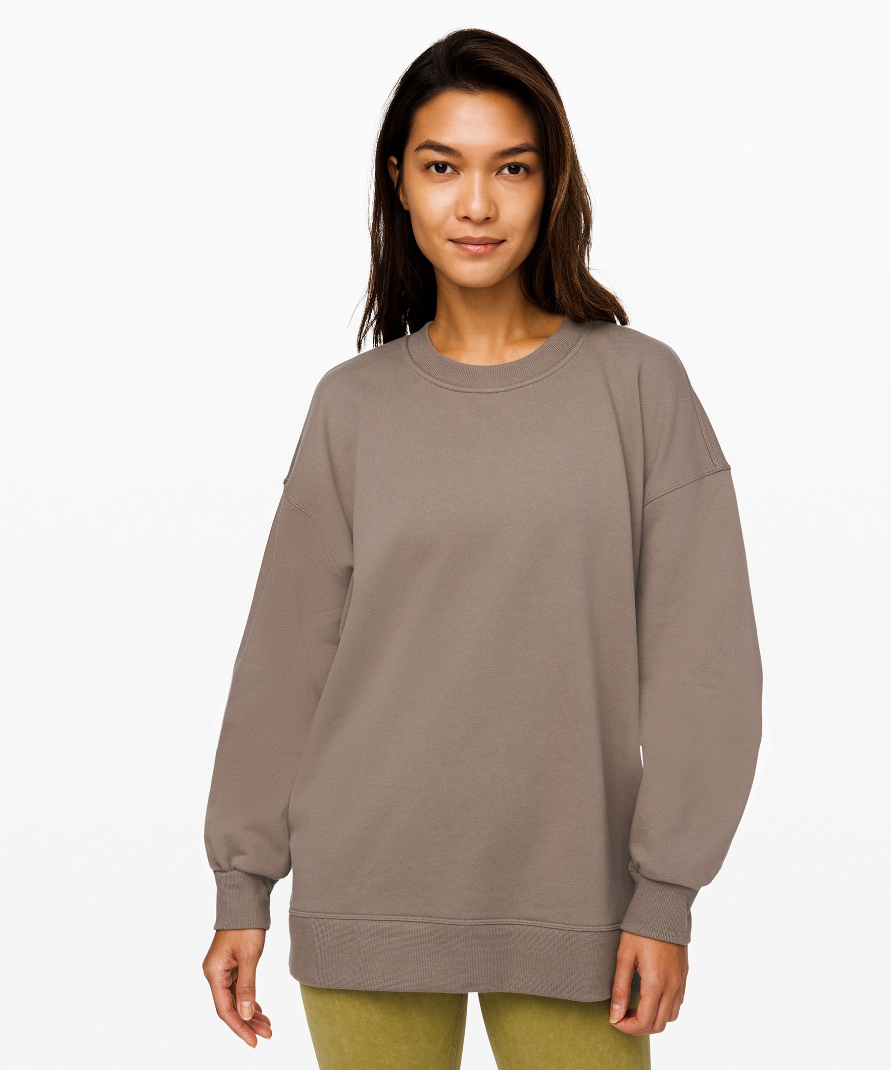 Lululemon Perfectly Oversized Crew *logo - Green