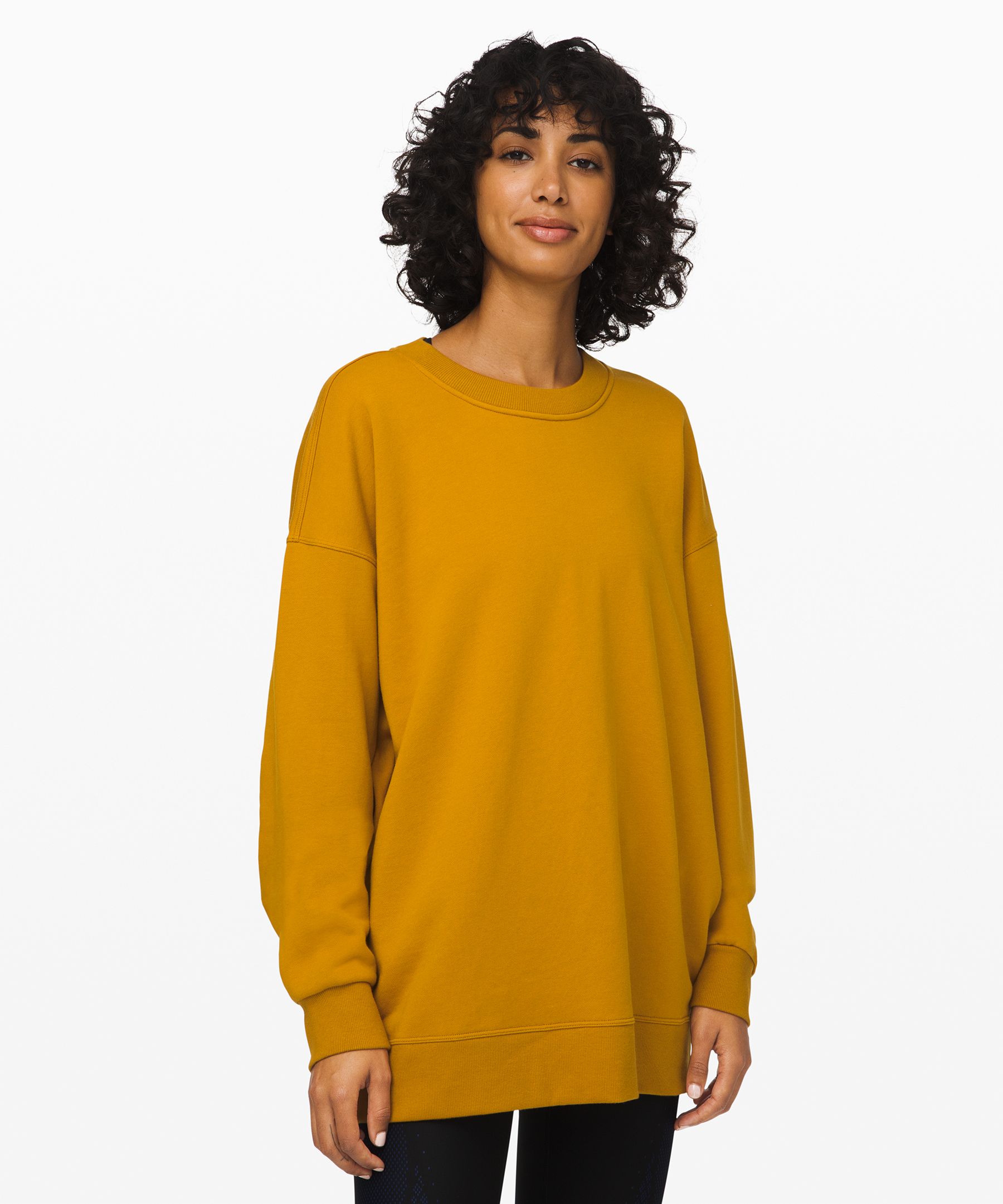Lululemon Perfectly Oversized Crew In Fools Gold