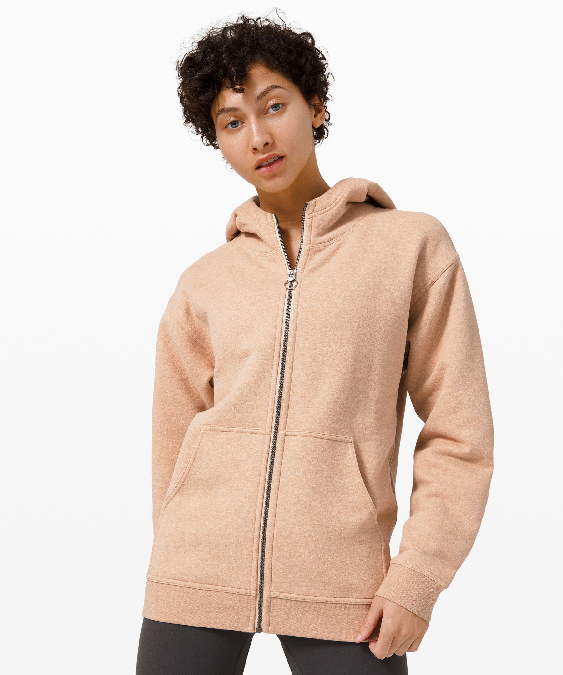 Lululemon All Yours Zip Hoodie In Orange