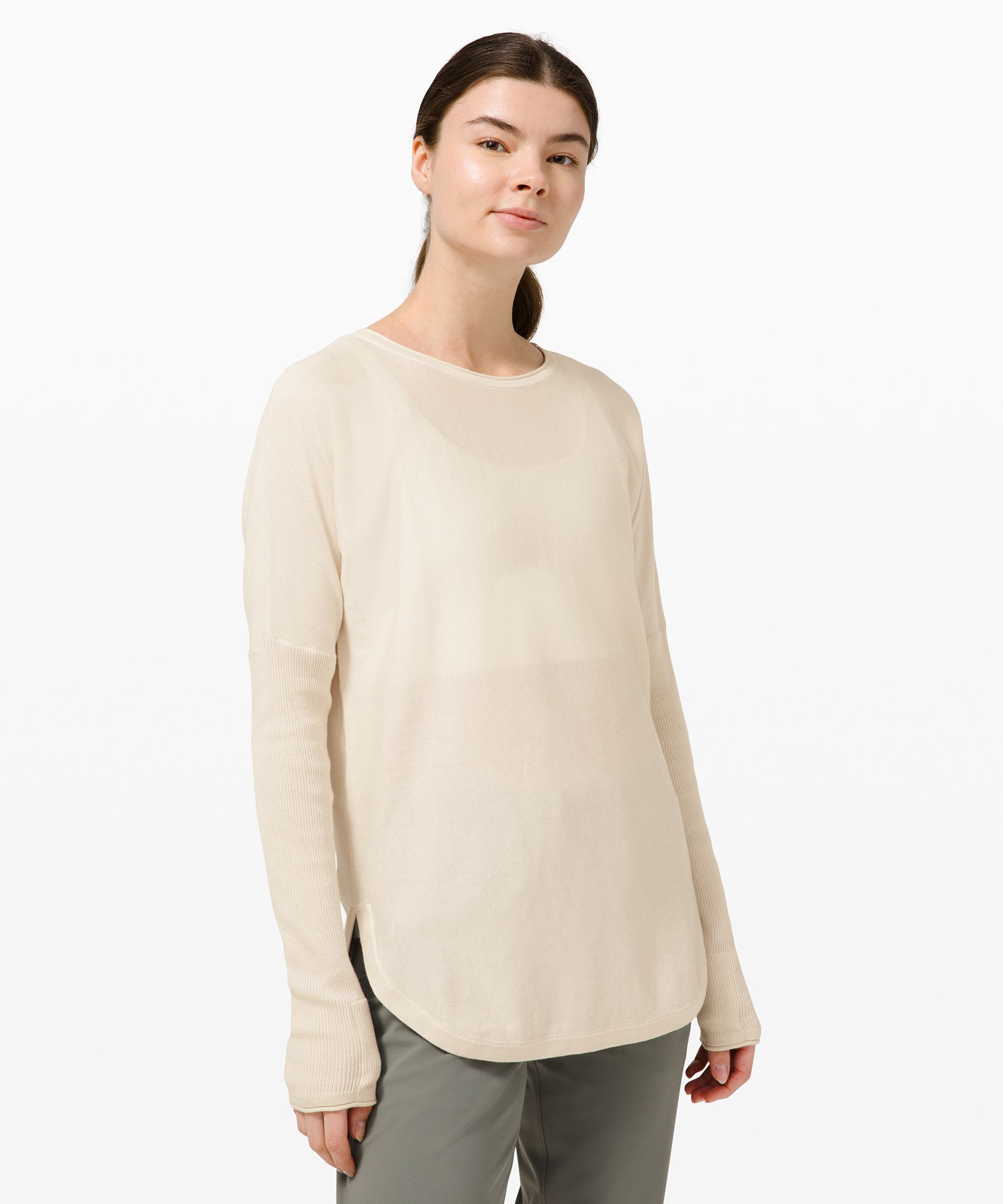 lululemon white sweater