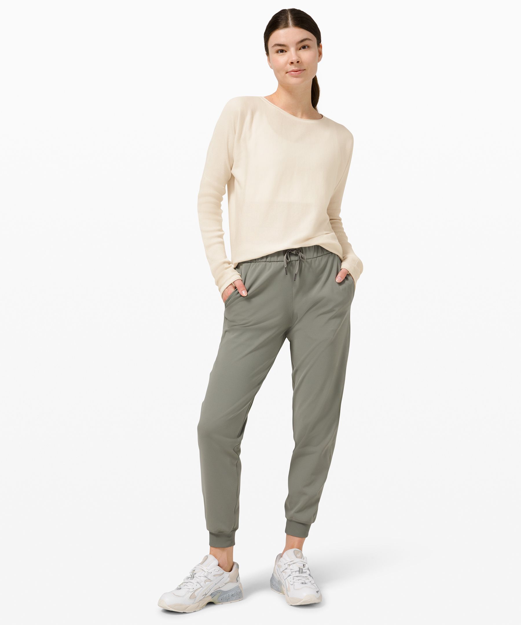 Lululemon Athletica Take It All In Sweater Heathered Tidewater