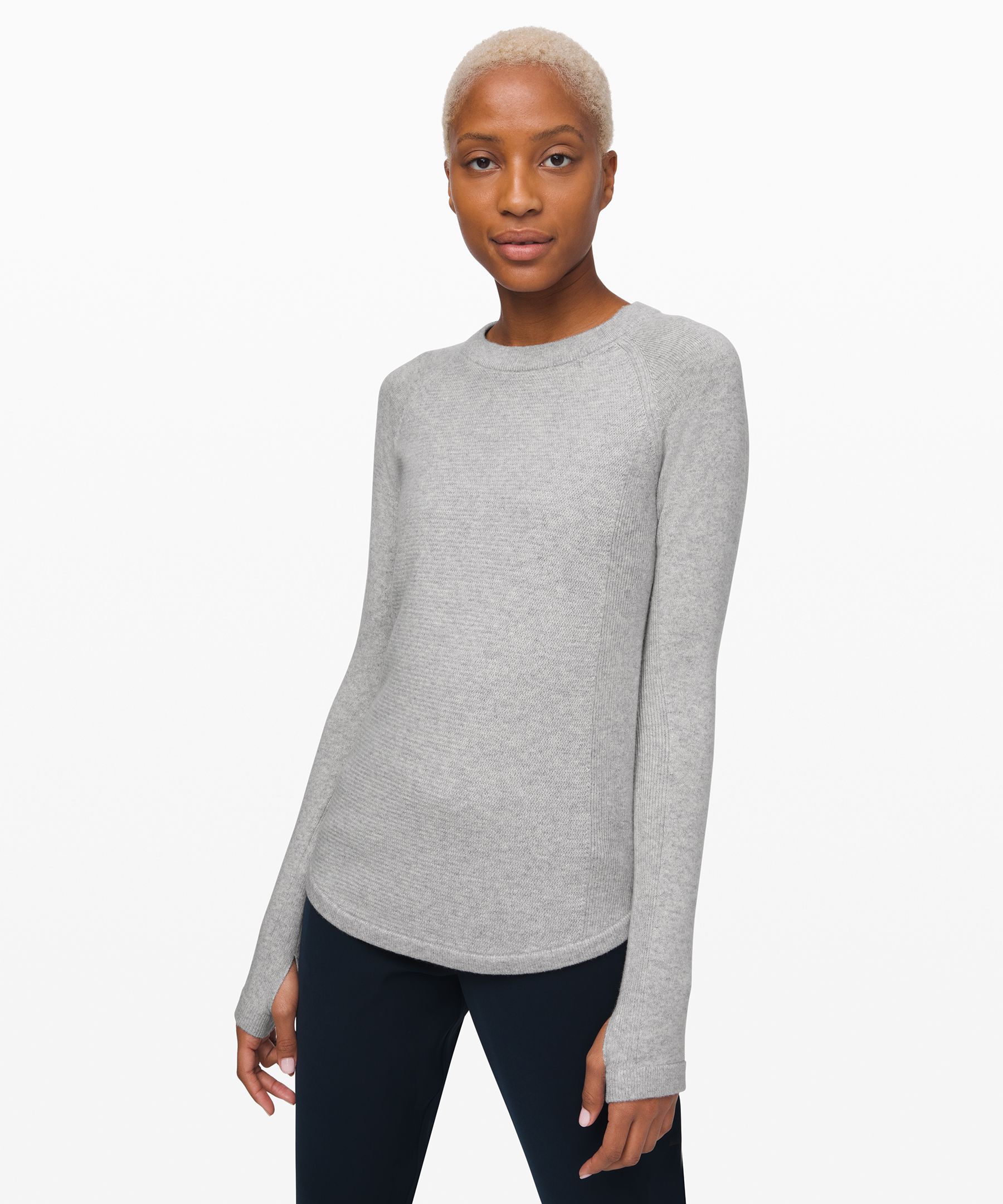 lululemon grey sweater