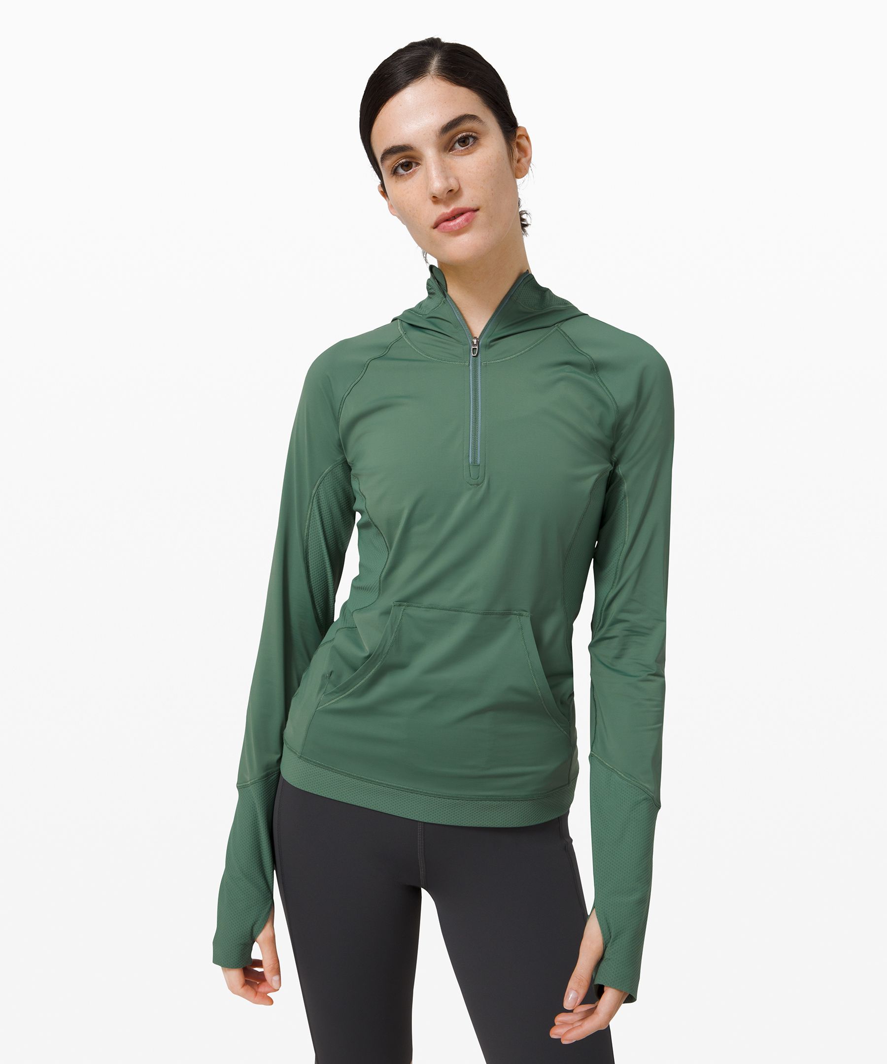 Ladies 1/4-Zip with Thumb Holes – Dynamic Cross Training