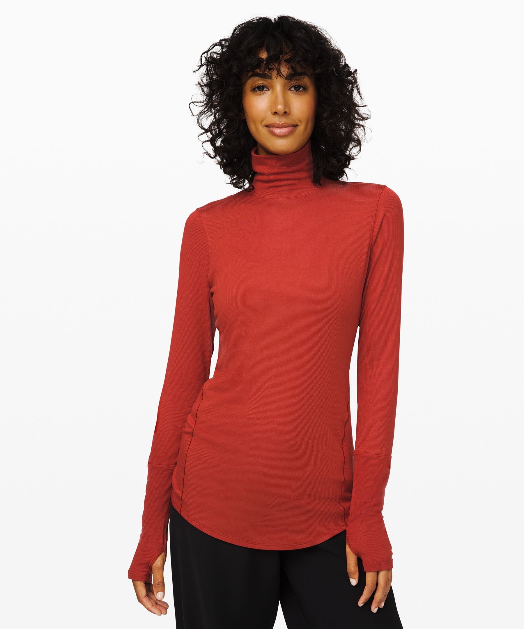 RED RUM Womens Performance Long Sleeve Shirt with hood- Contour