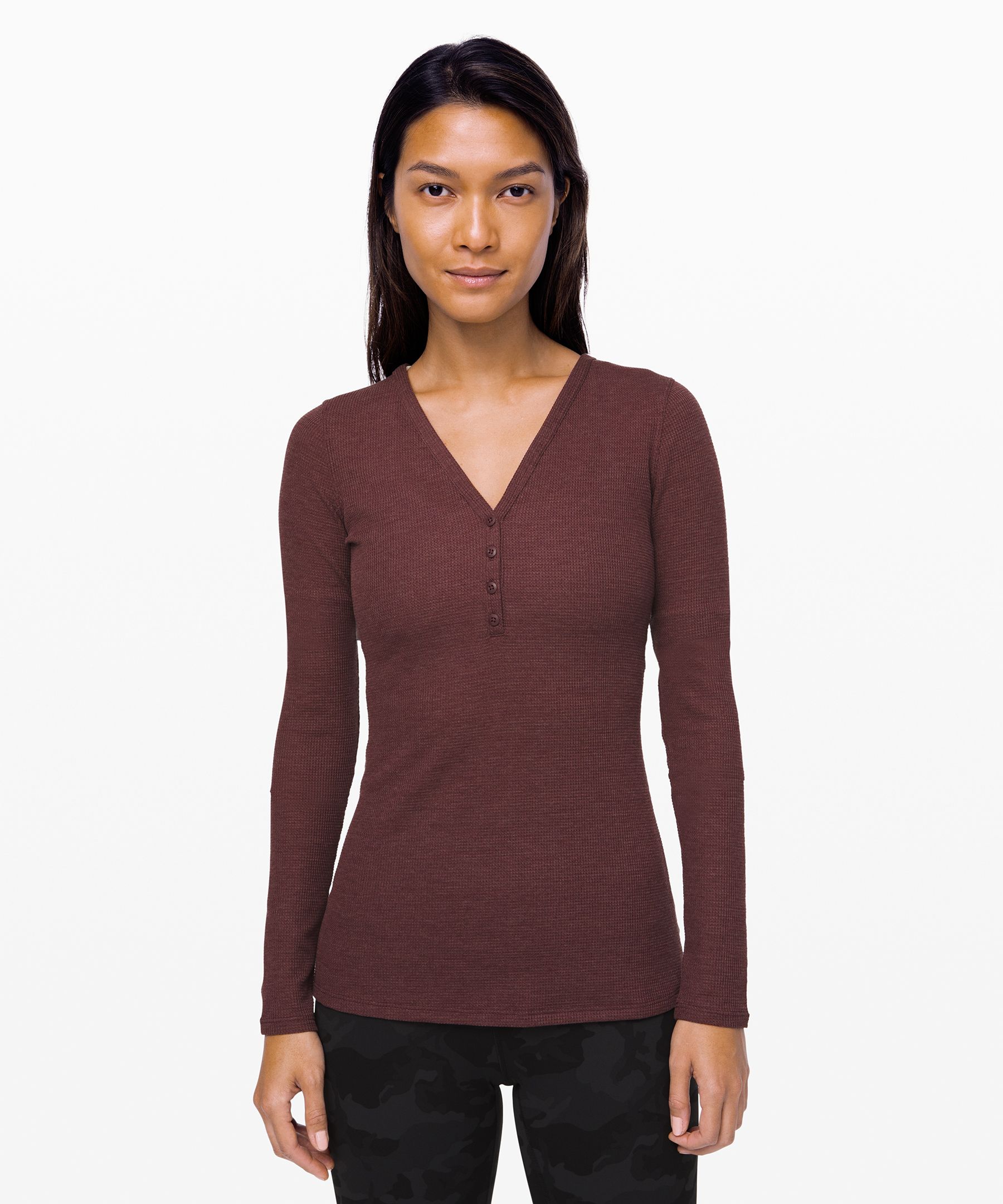 lululemon henley long sleeve