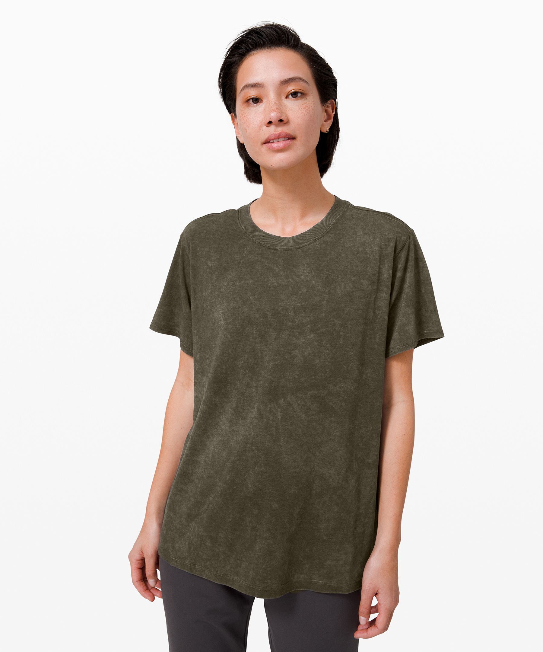 Lululemon All Yours Tee *cloud Wash In Green