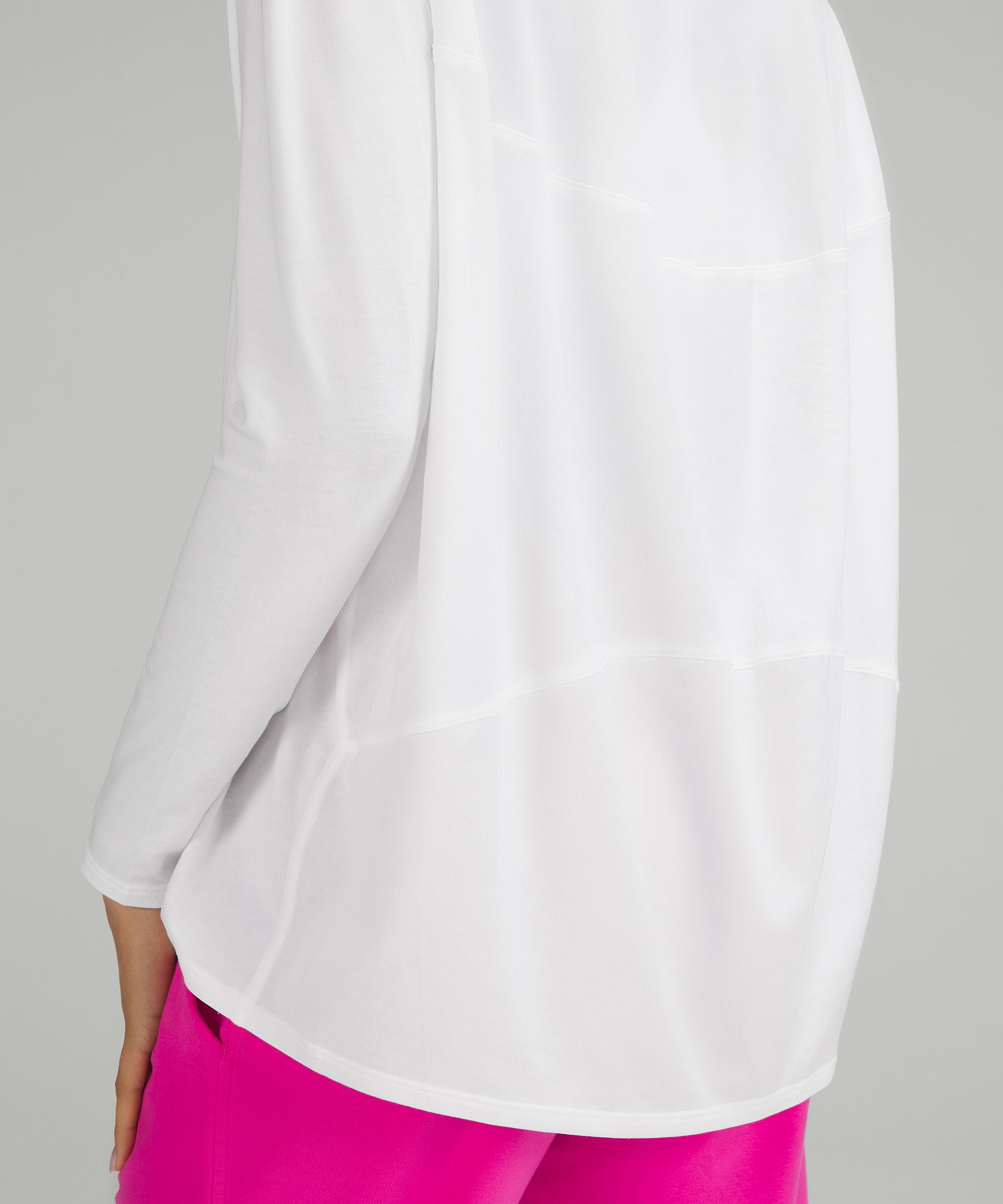 Lululemon Back In Action Long Sleeve-white  White long sleeve, Clothes  design, Tops & tees