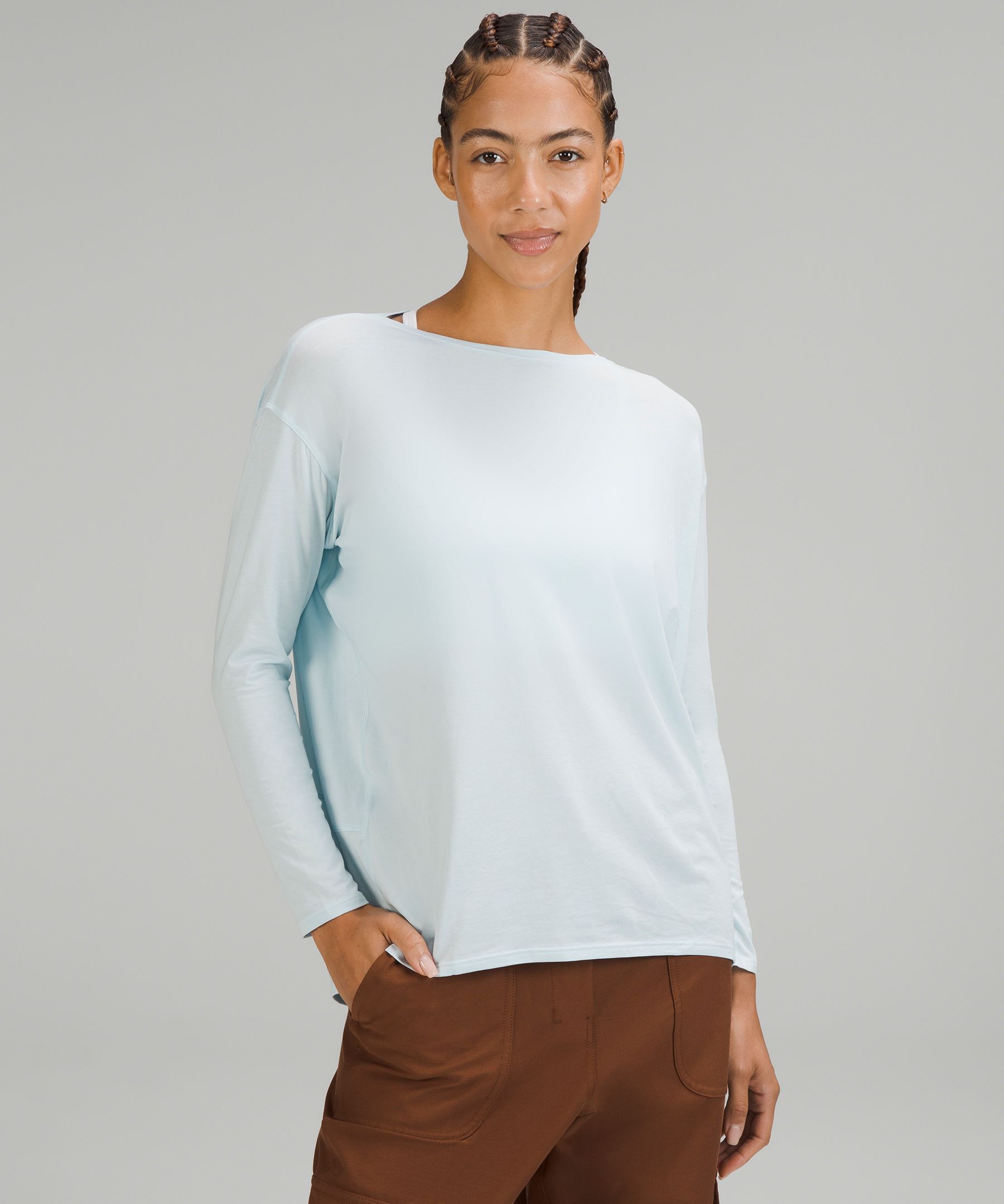 NWT LULULEMON BACK In Action Long Sleeve Fade Size 4 £32.48 - PicClick UK