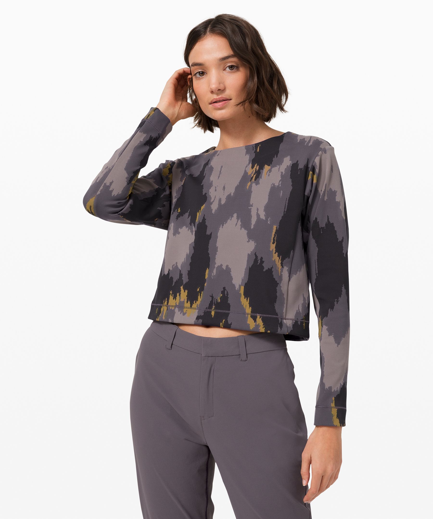 lululemon camo sweatshirt