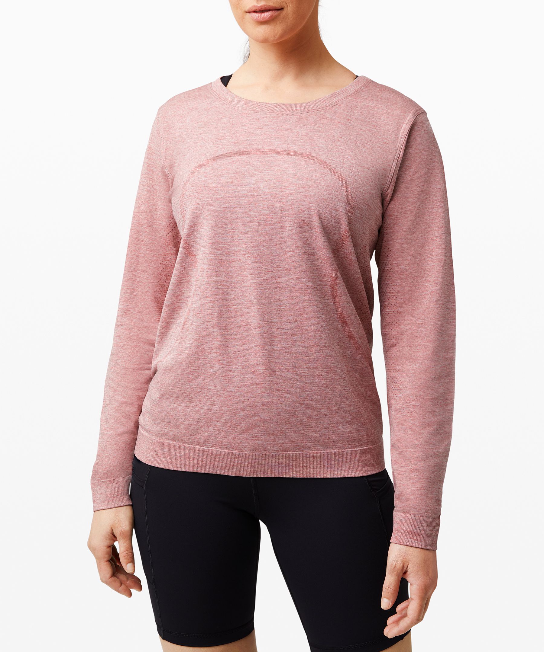 Lululemon Swiftly Relaxed Long Sleeve In Pink