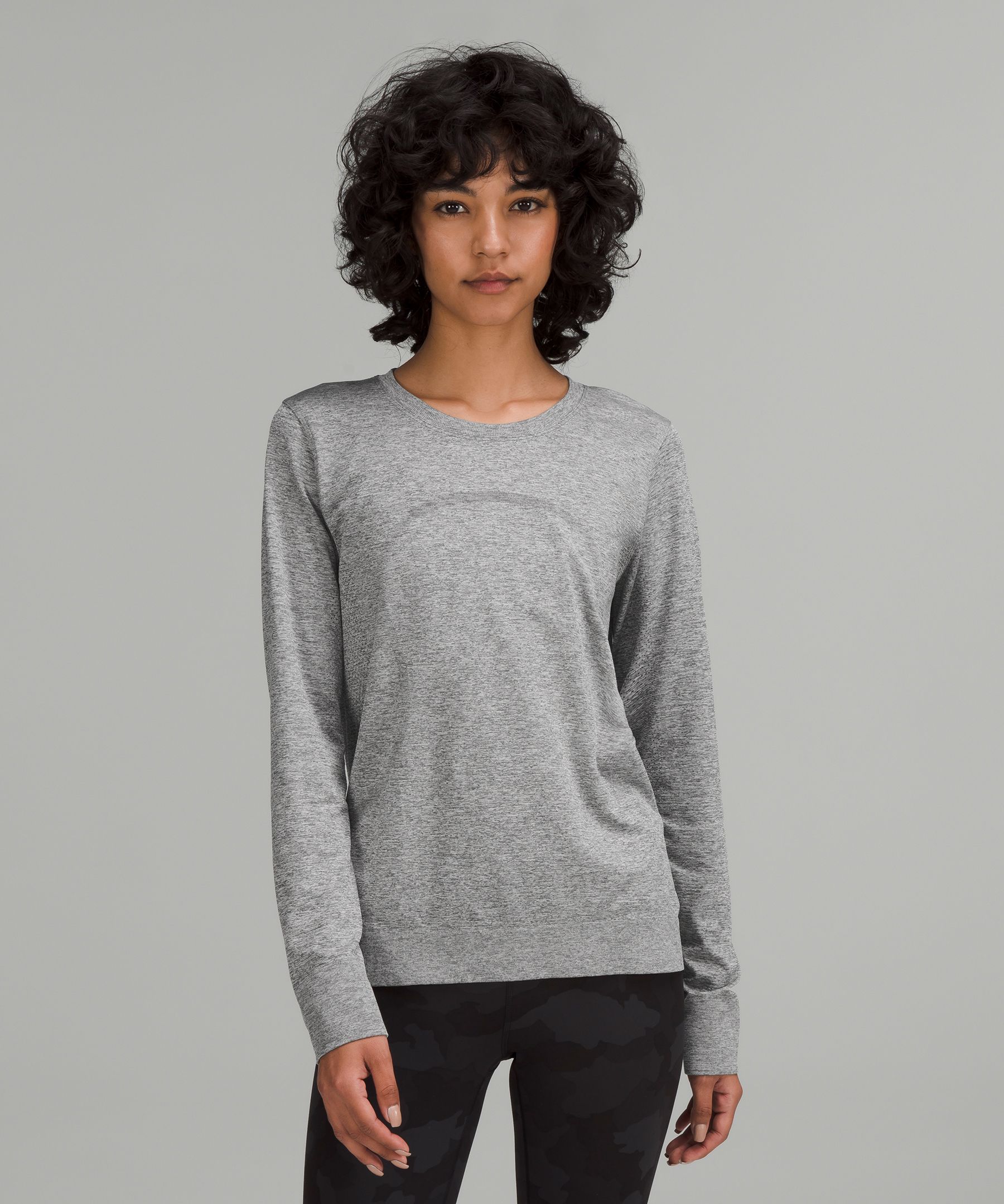 Lululemon Swiftly Relaxed Long Sleeve In Grey