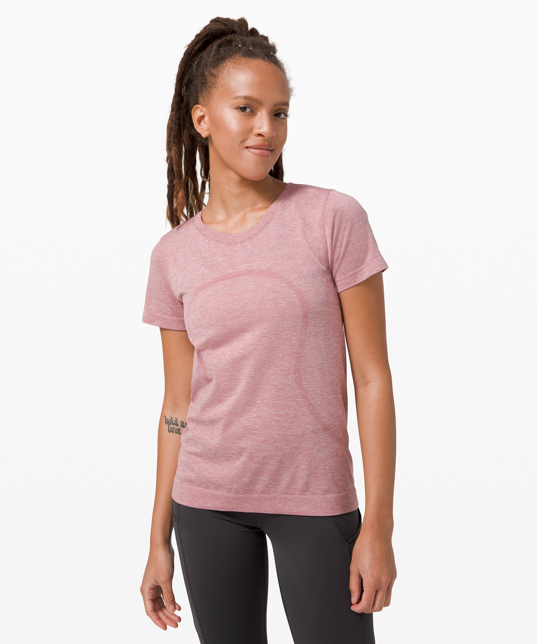 Lululemon Swiftly Relaxed Short Sleeve In Pink