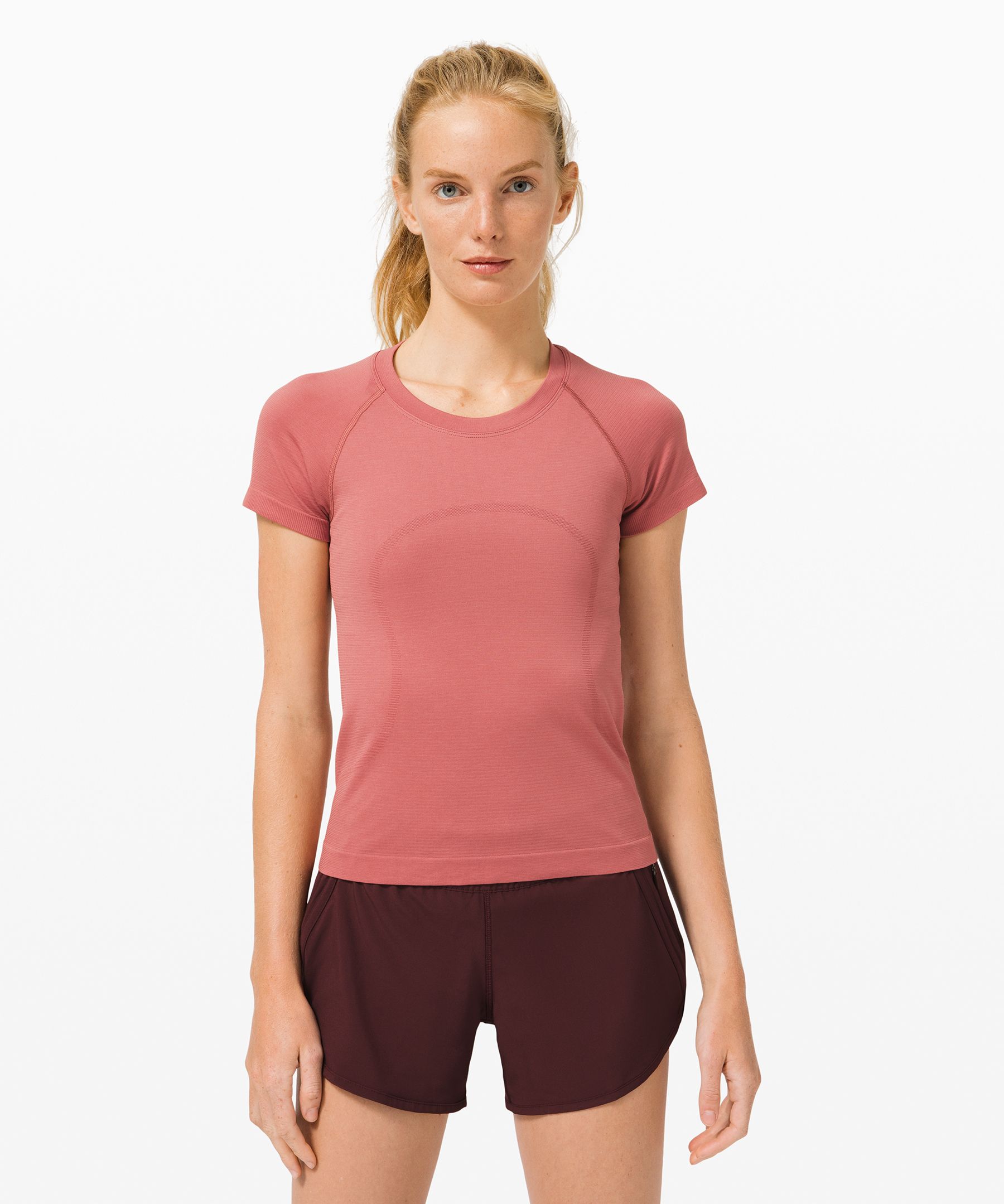 Lululemon Swiftly Tech Short Sleeve 2.0 In Pink