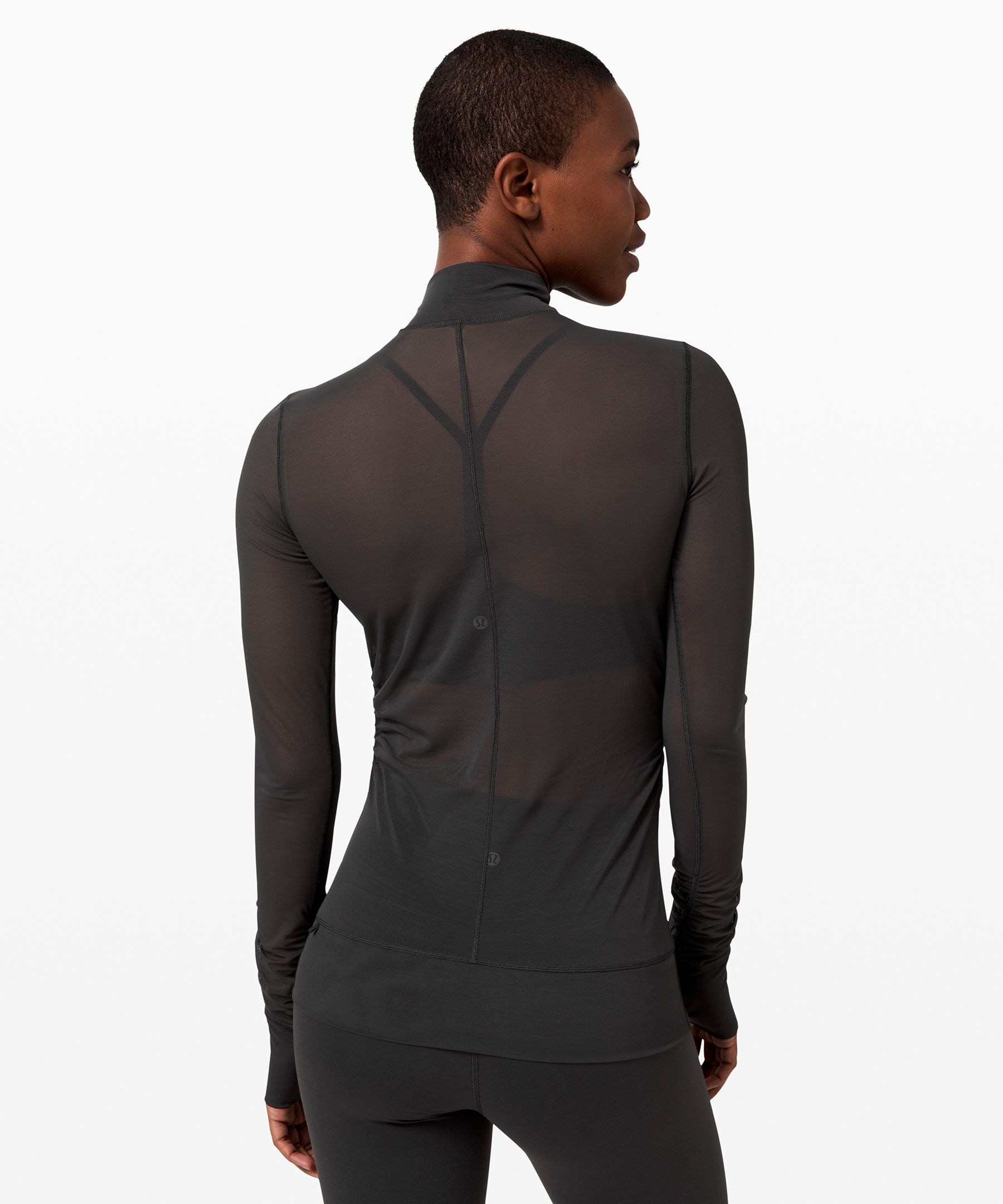 Sheer Thrill Mock Neck LS | Lululemon UK