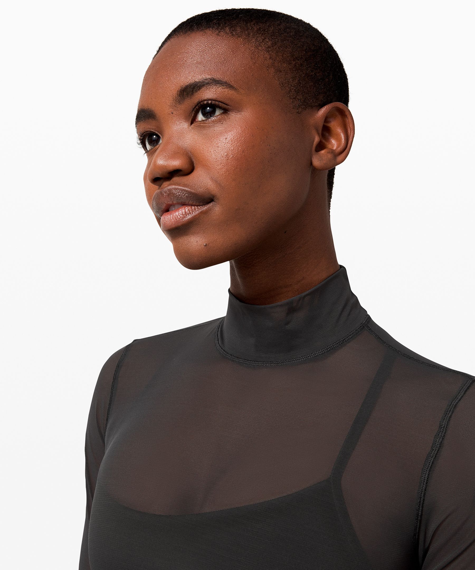 Sheer Thrill Mock Neck LS | Lululemon DE